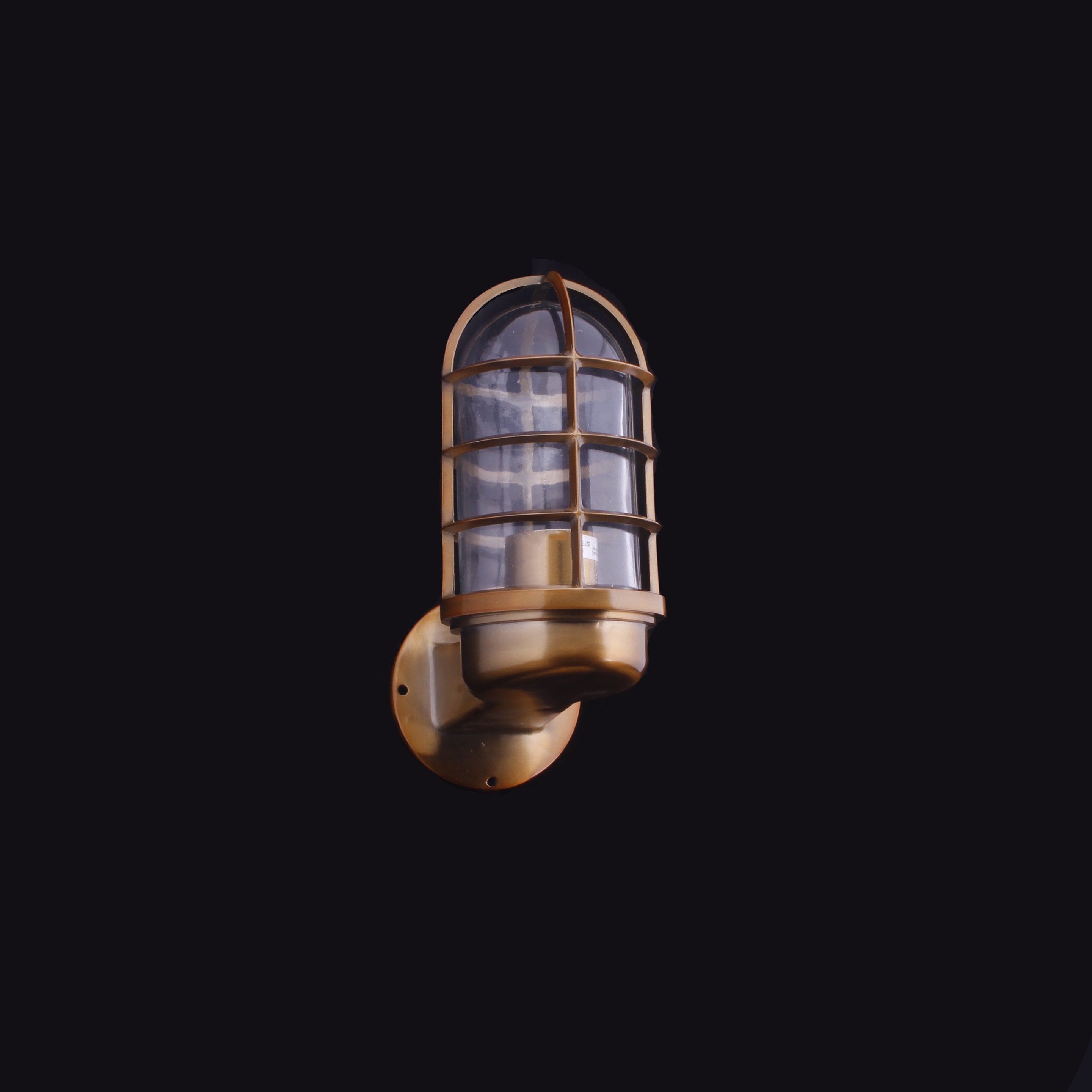Caged Glass Sconce - Italian Concept -