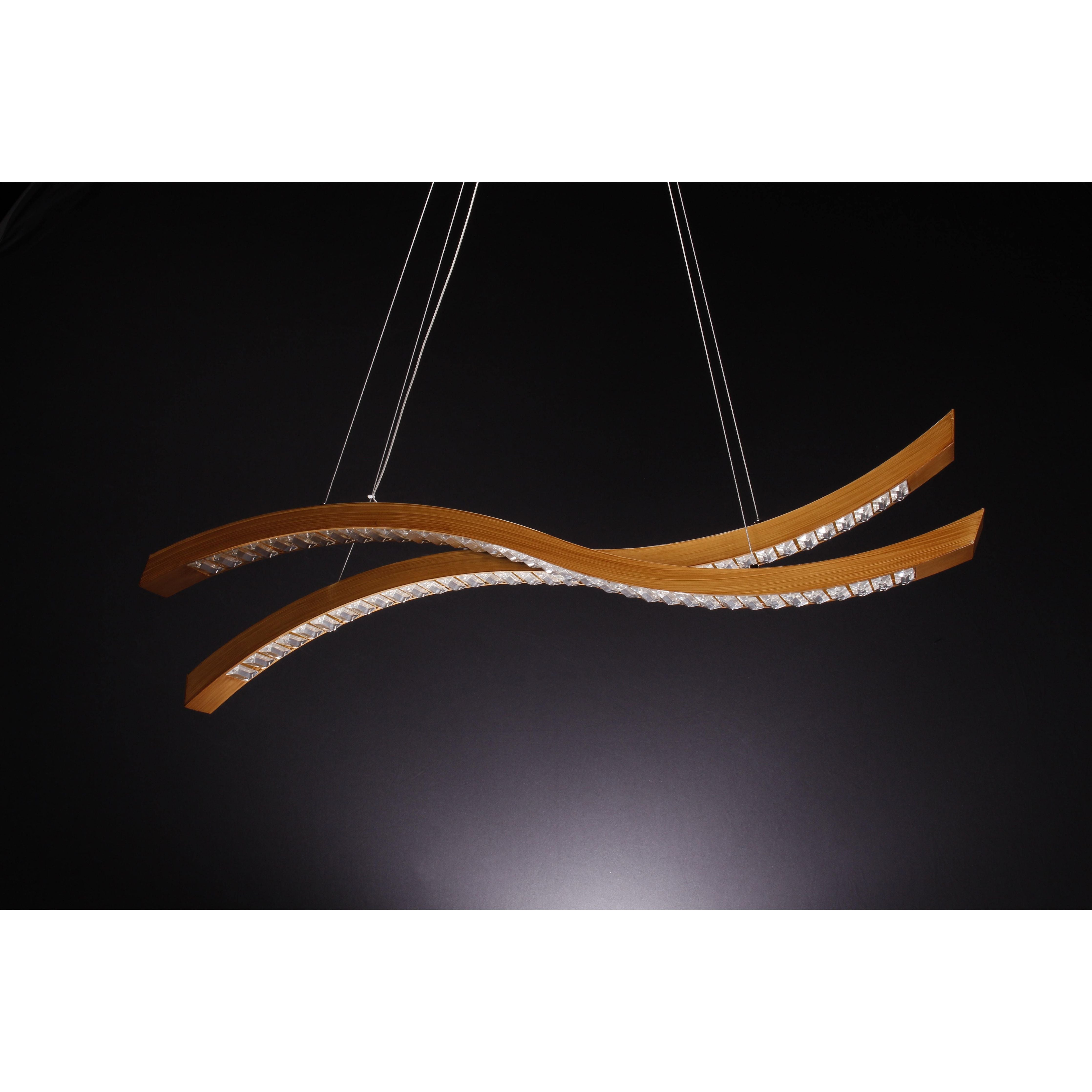 Illy LED Linear Crystal Prysm Chandelier - Italian Concept