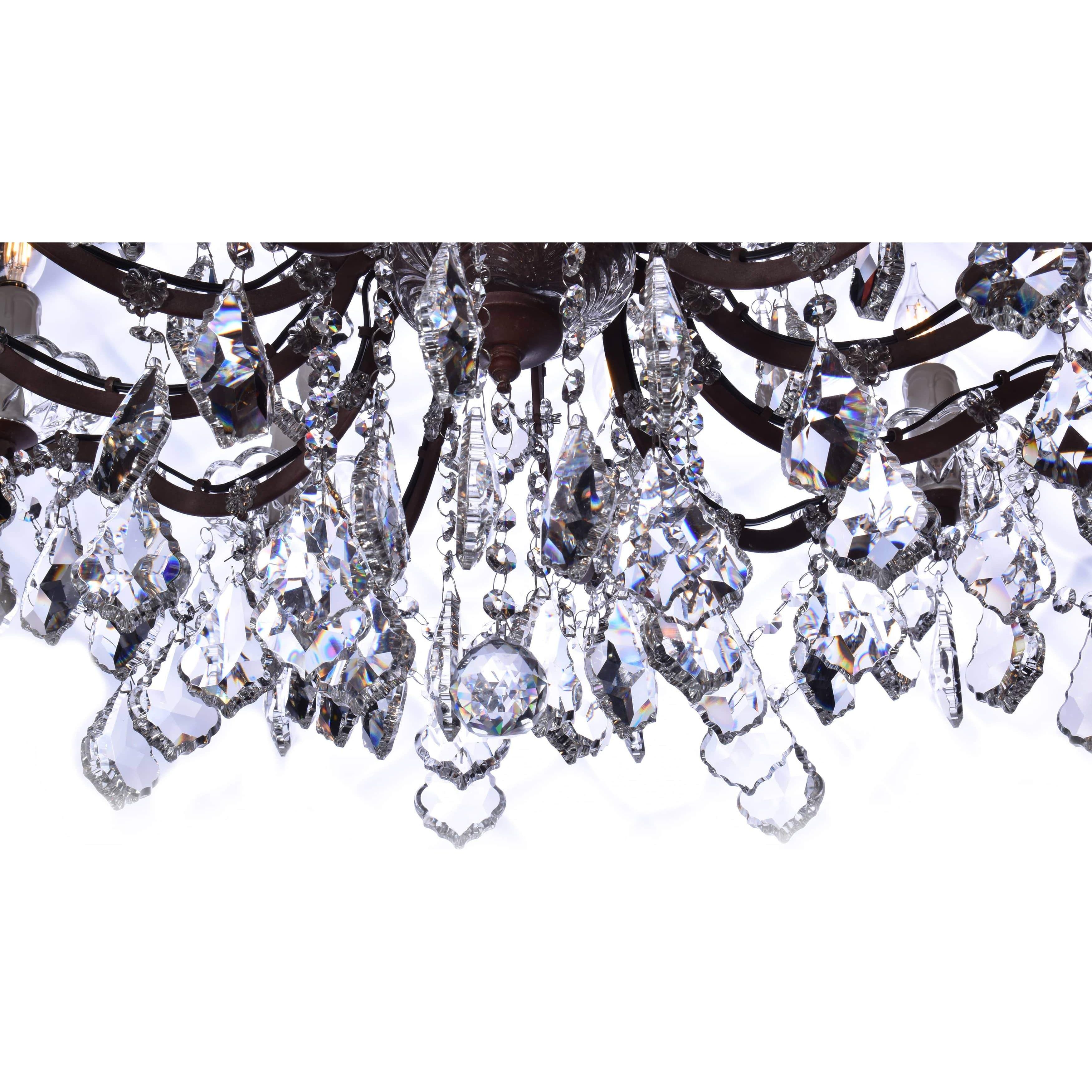 50 Light 60” Rococo Maria Theresa Crystal Chandelier - Italian Concept -