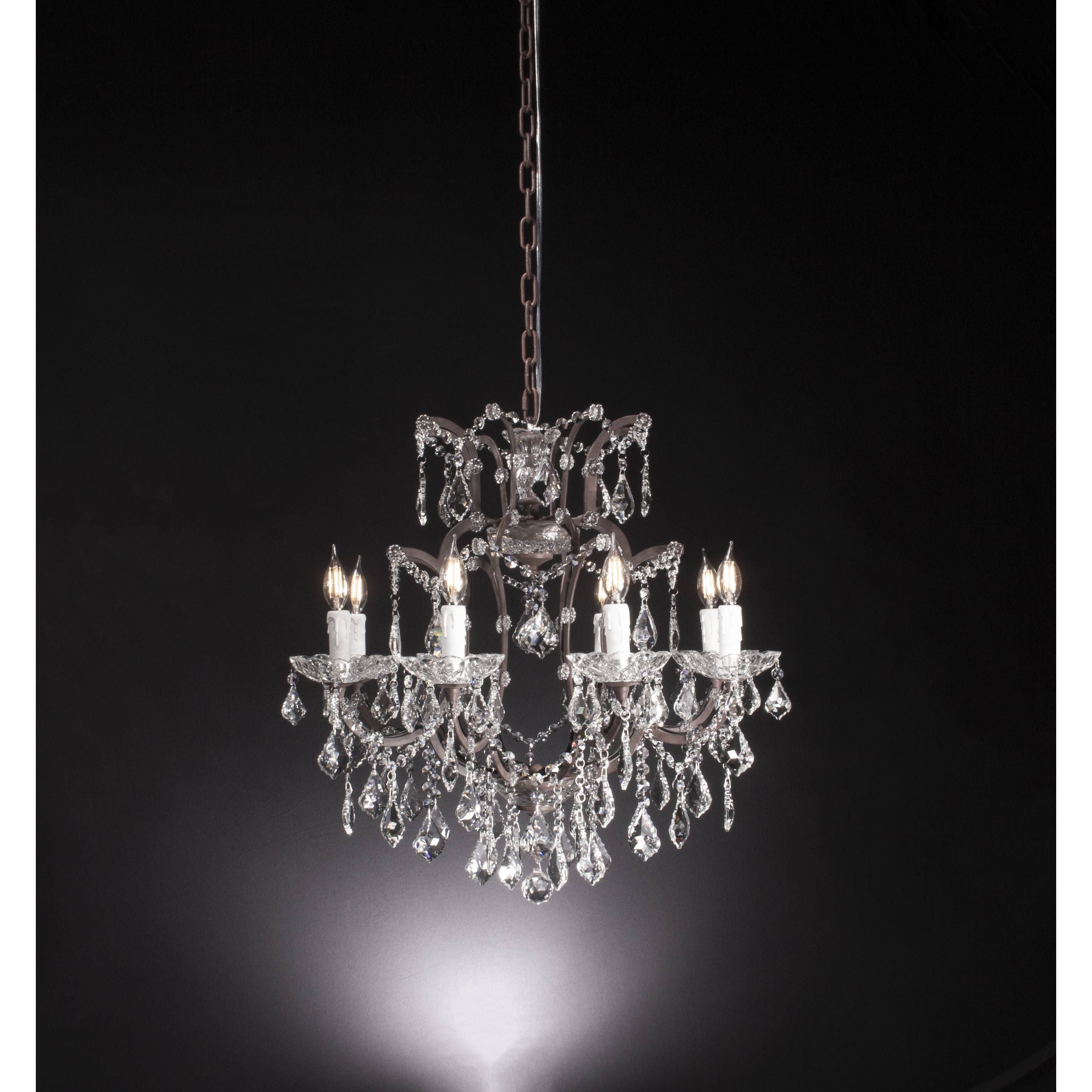 8 Light Maria Theresa Crystal Chandelier - Italian Concept -