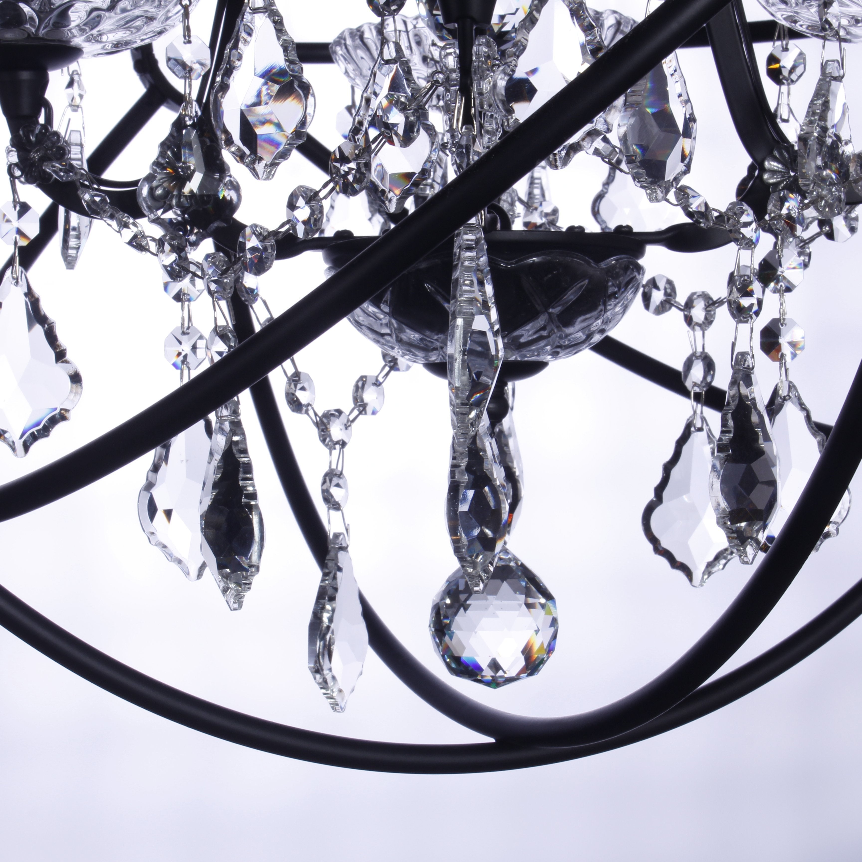 MN Iron Orb Crystal Chandelier - Italian Concept