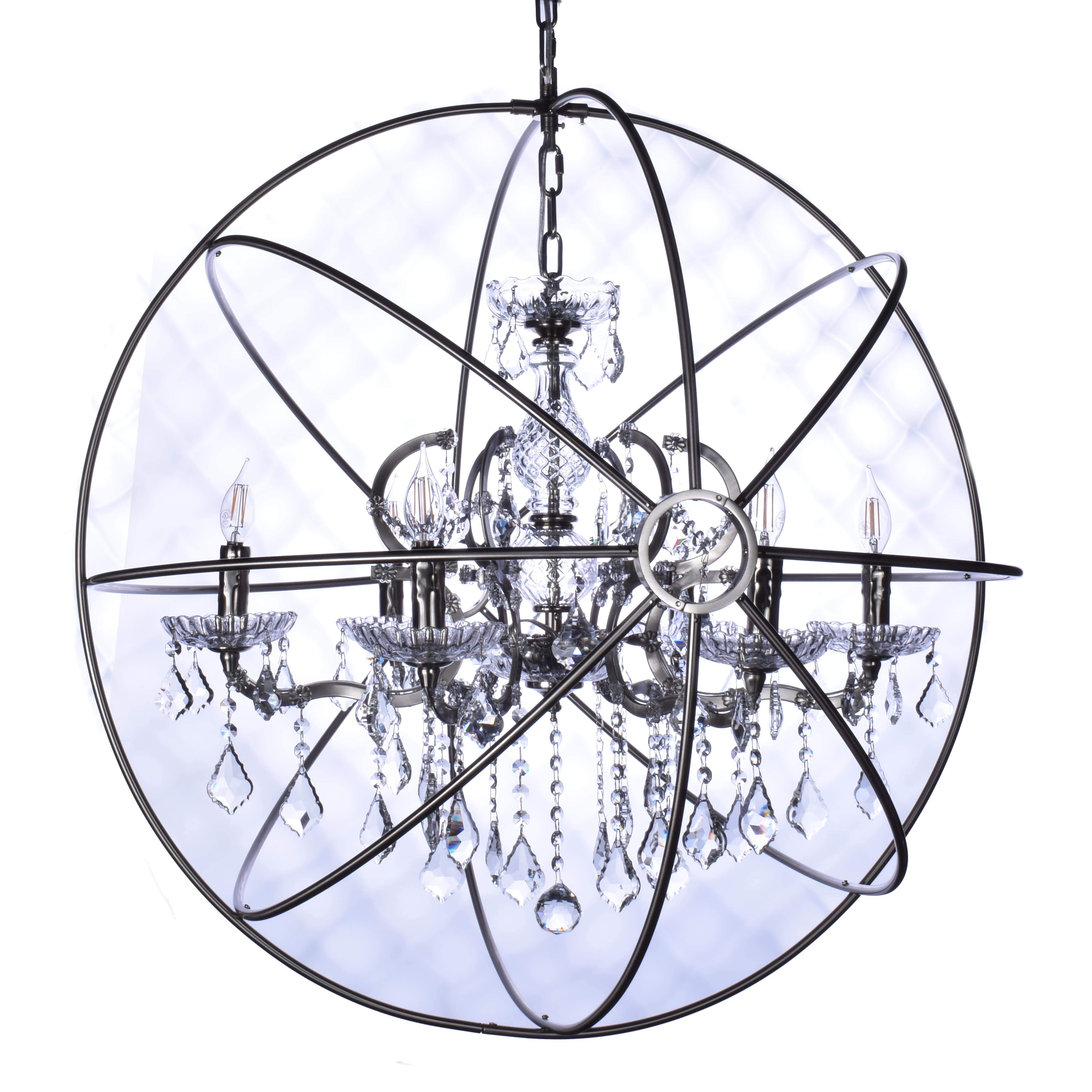 MN Iron Orb Crystal Chandelier - Italian Concept