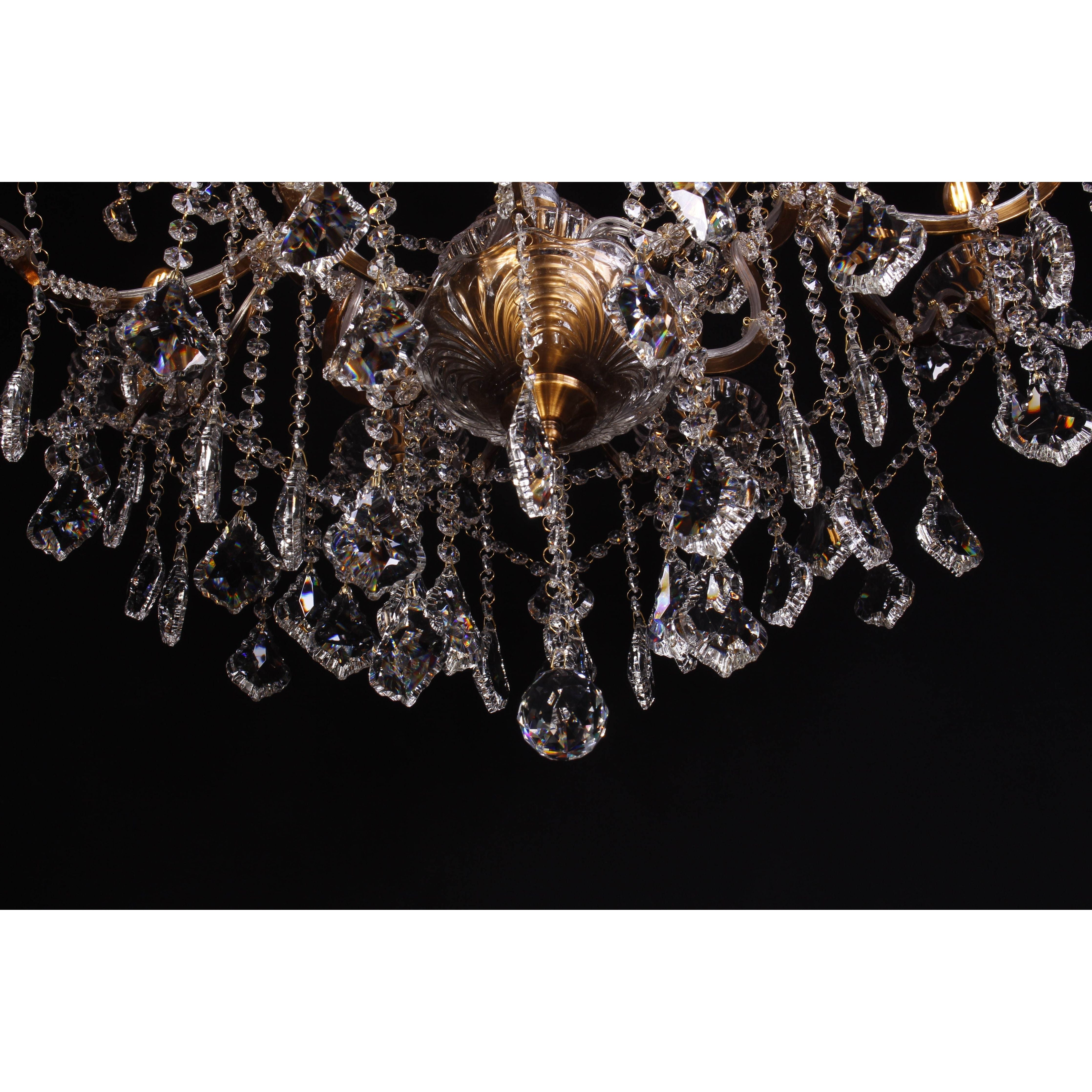 25 Light Maria Theresa Smoke Crystal Chandelier - Italian Concept -