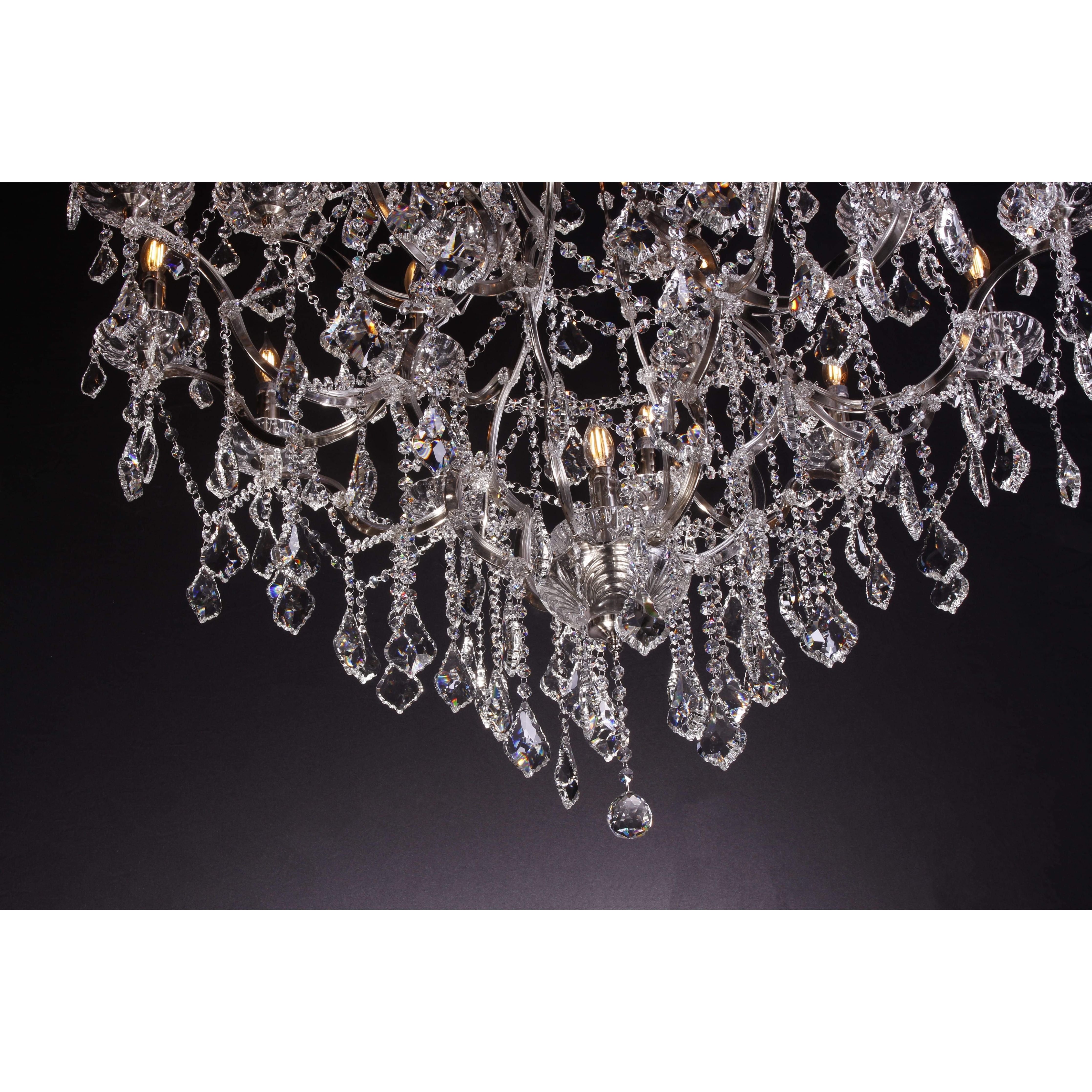 25 Light Maria Theresa Clear Crystal Chandelier - Italian Concept -