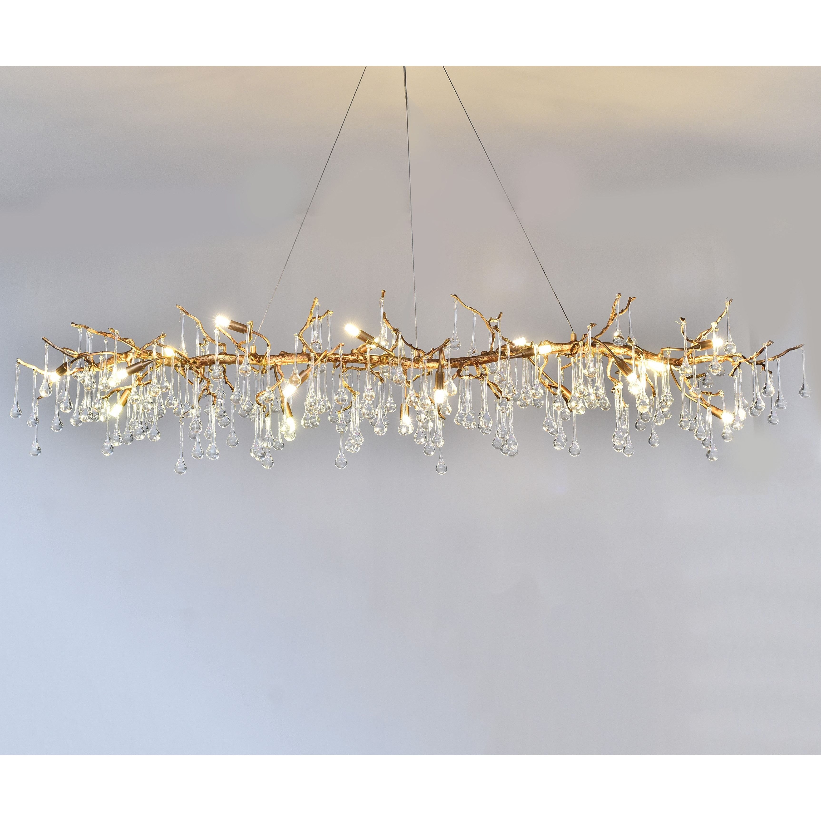 Livio Linear Organic Branching Chandelier - Italian Concept
