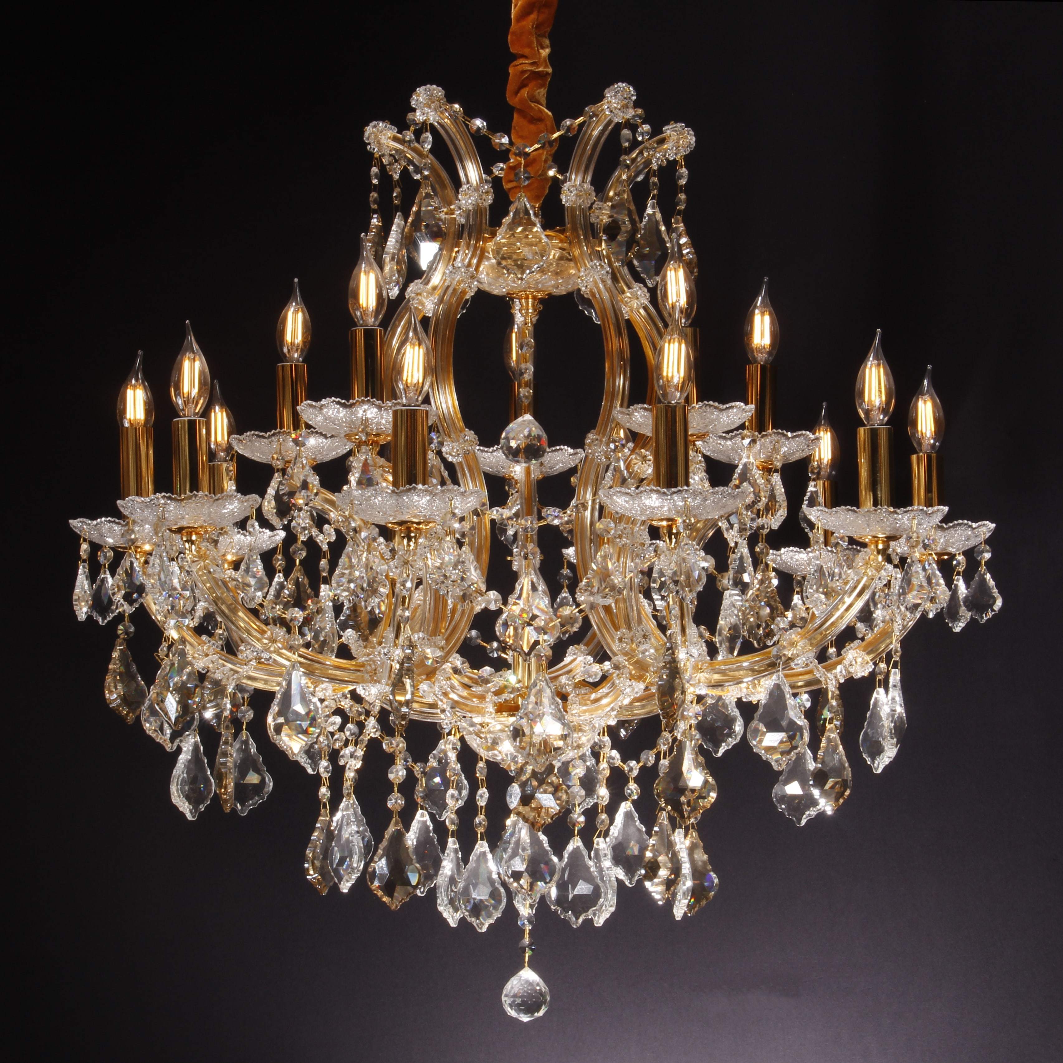Maria Theresa 8 Light Crystal Chandelier by Italian Concept - Italian Concept
