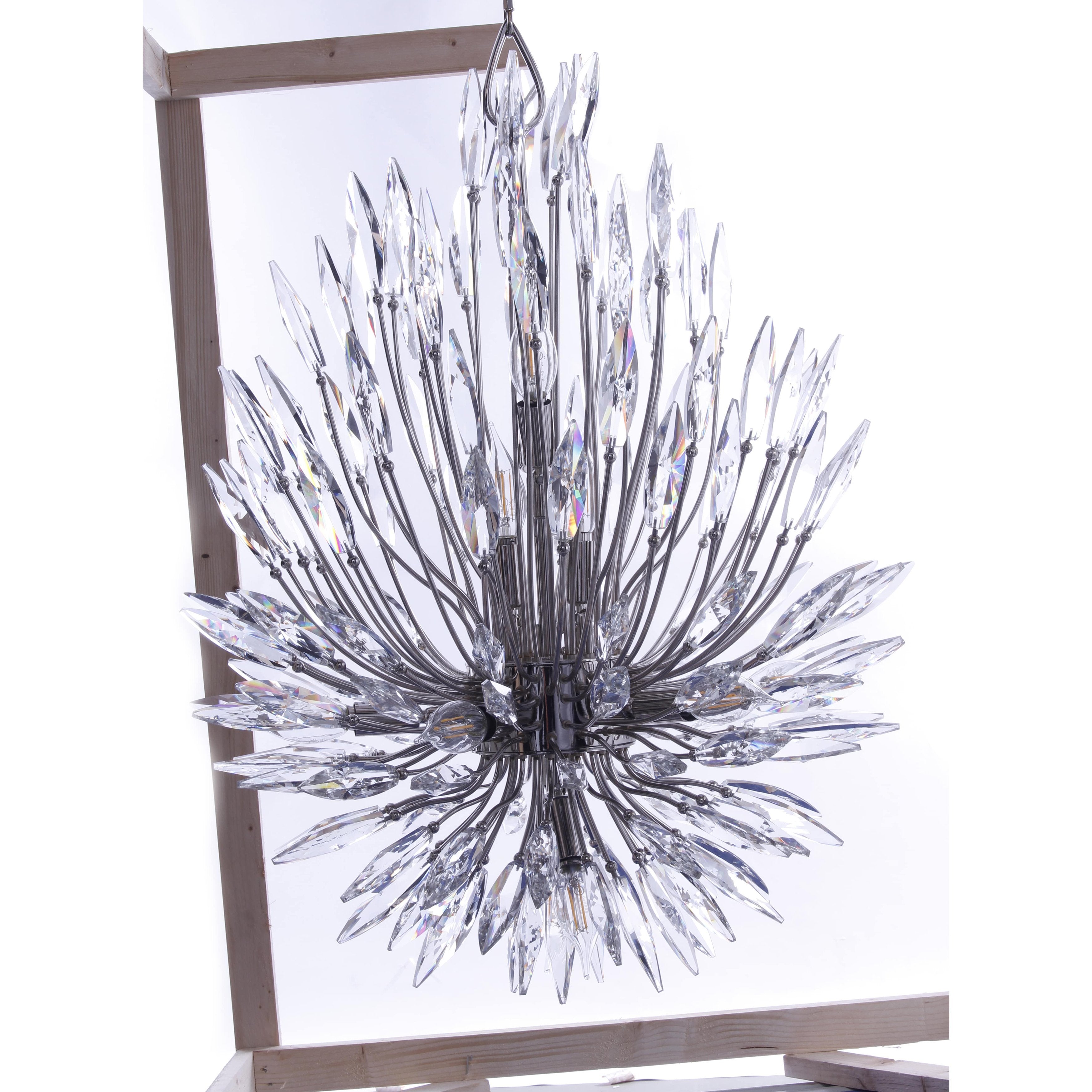 Lily Starburst Crystal Sputnik Chandelier - Italian Concept