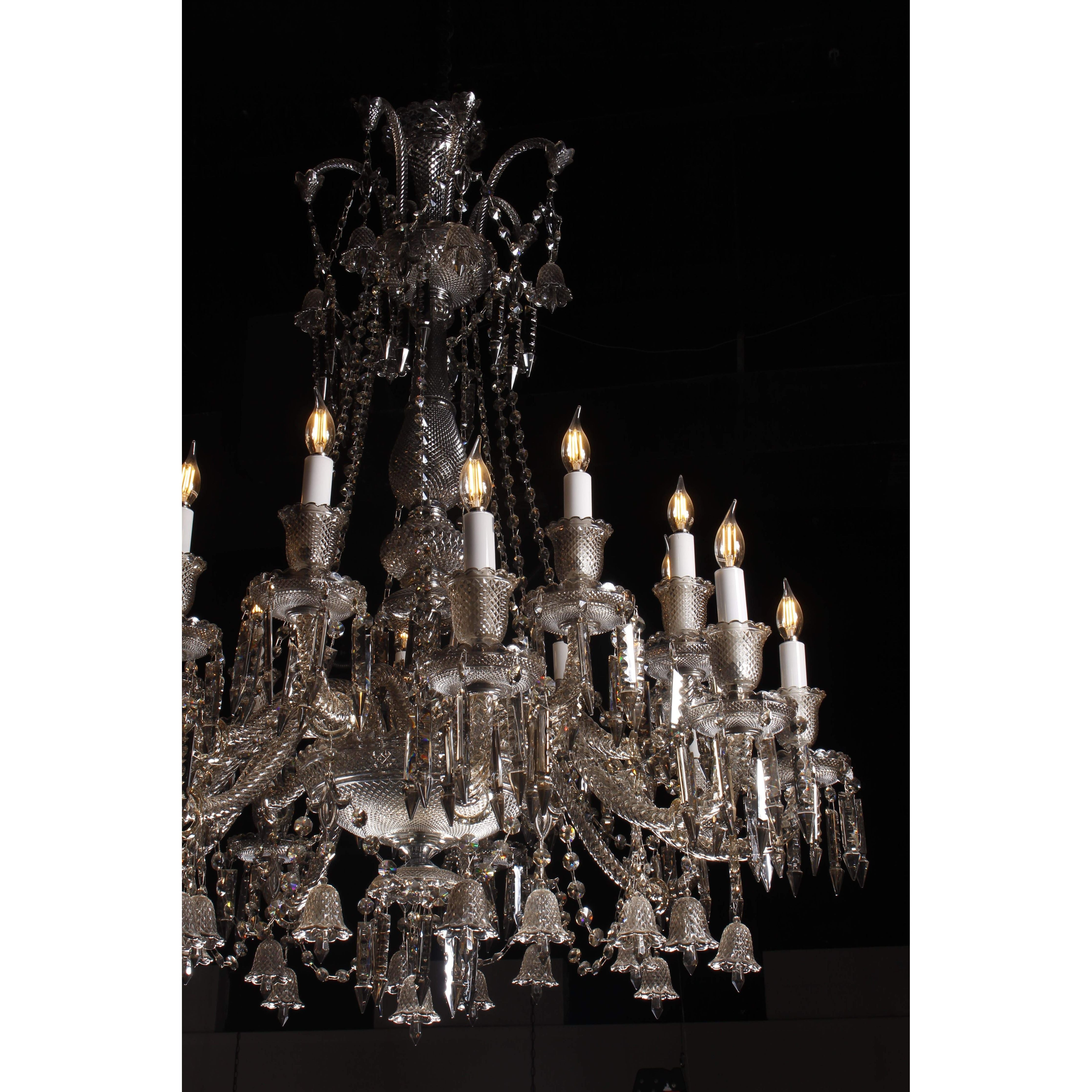 18 Light Antoinette Crystal Chandelier - Italian Concept -