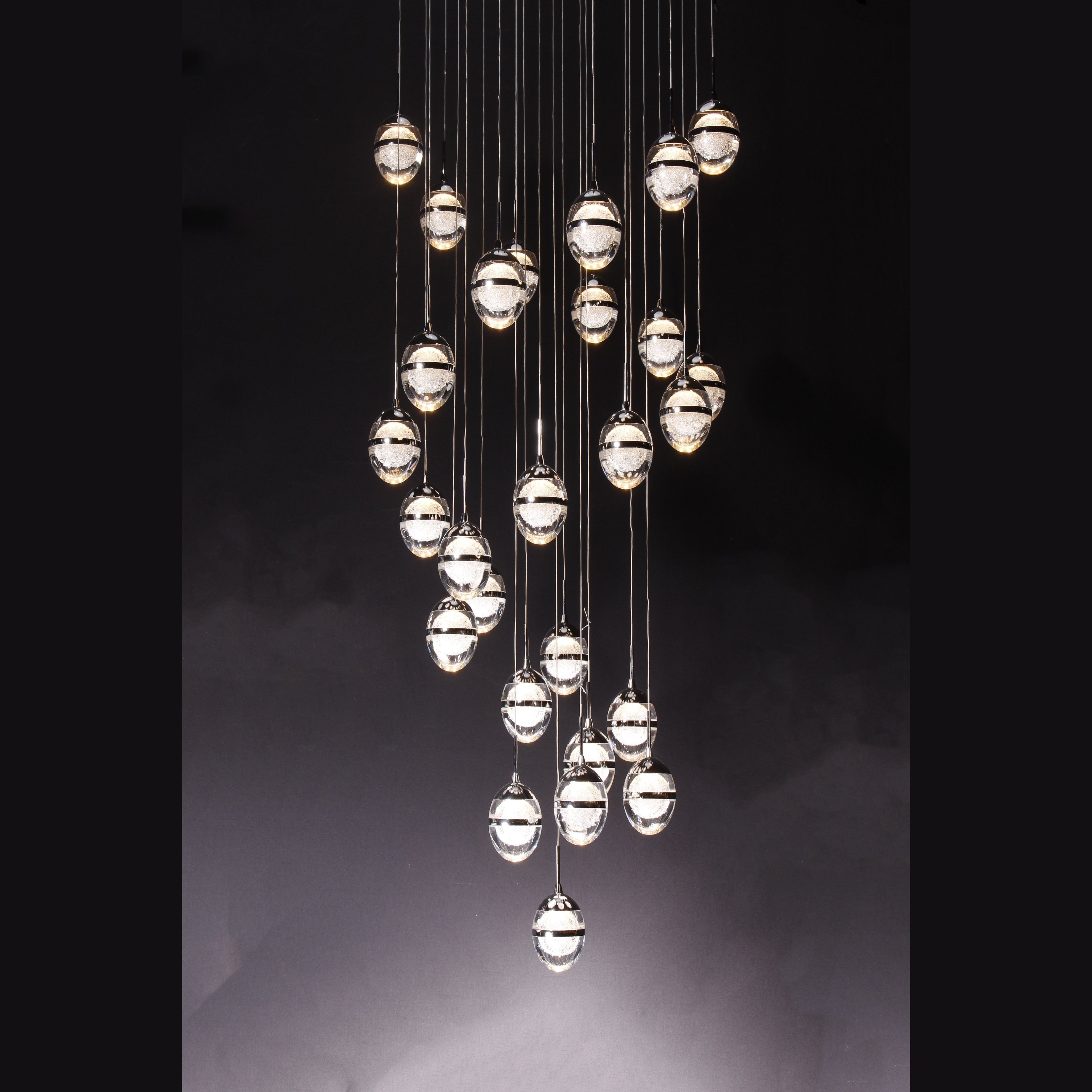 Infinity LED Glass Globe Bubble Chandelier - Italian Concept