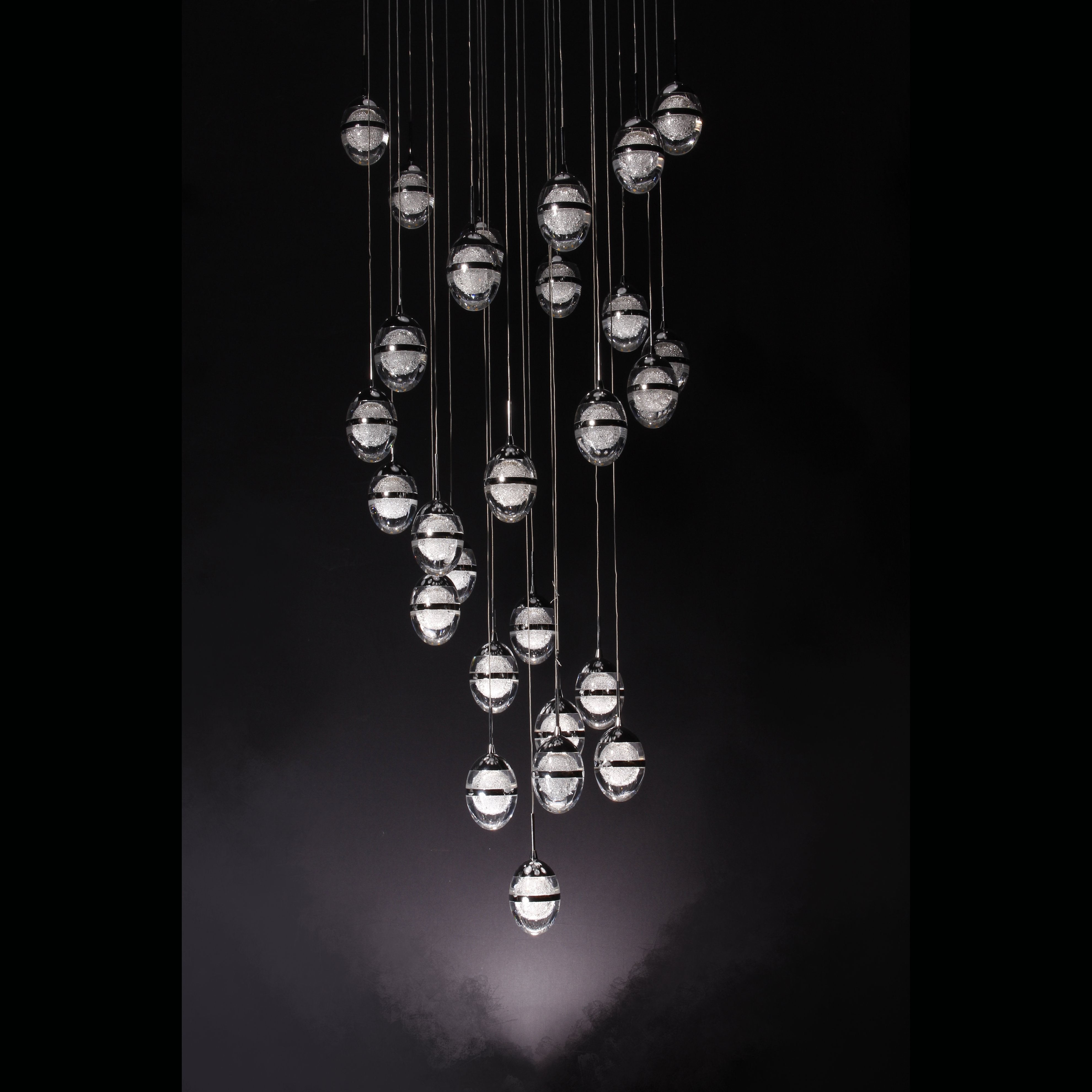 Infinity LED Glass Globe Bubble Chandelier - Italian Concept