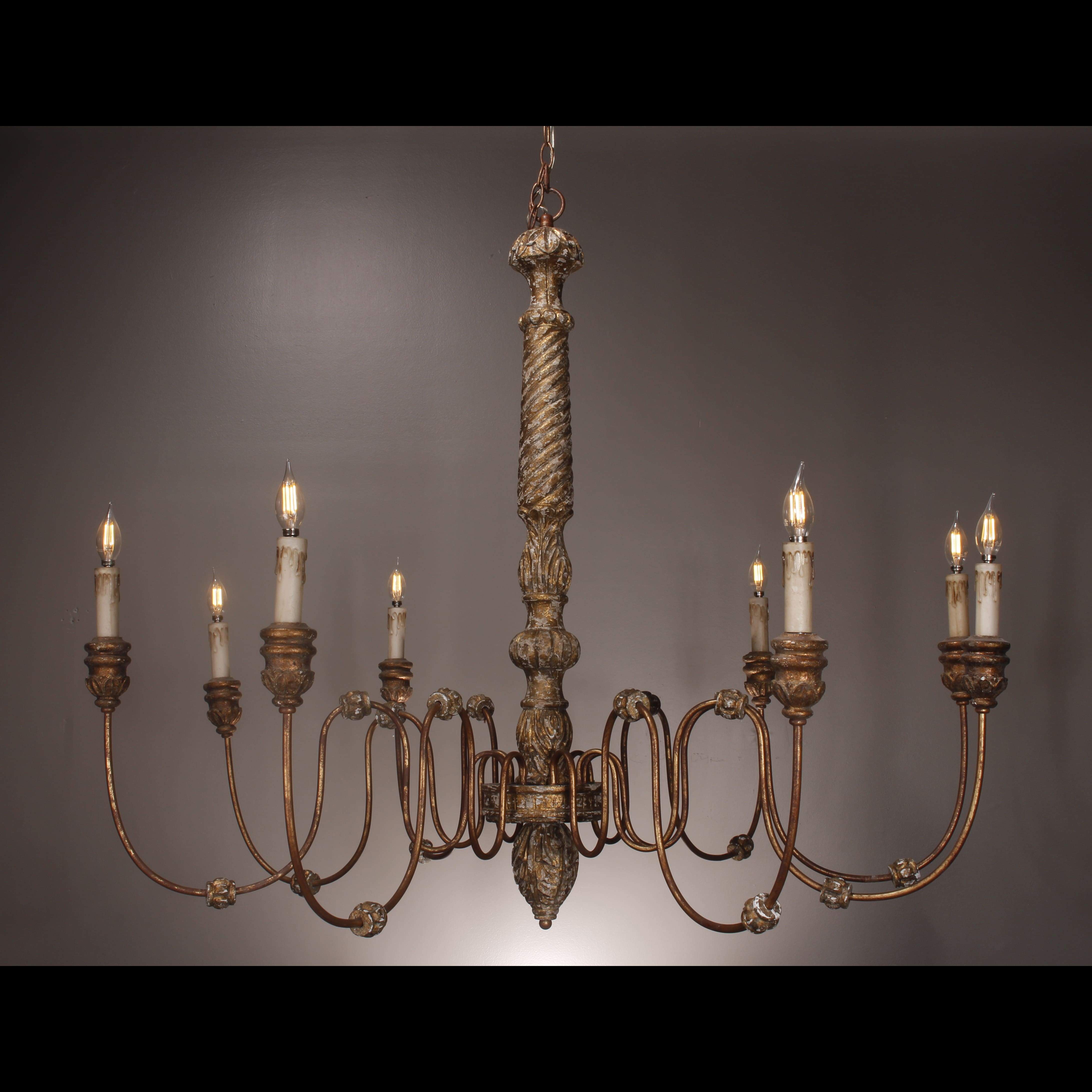 Weathered Lena Chandelier - Italian Concept