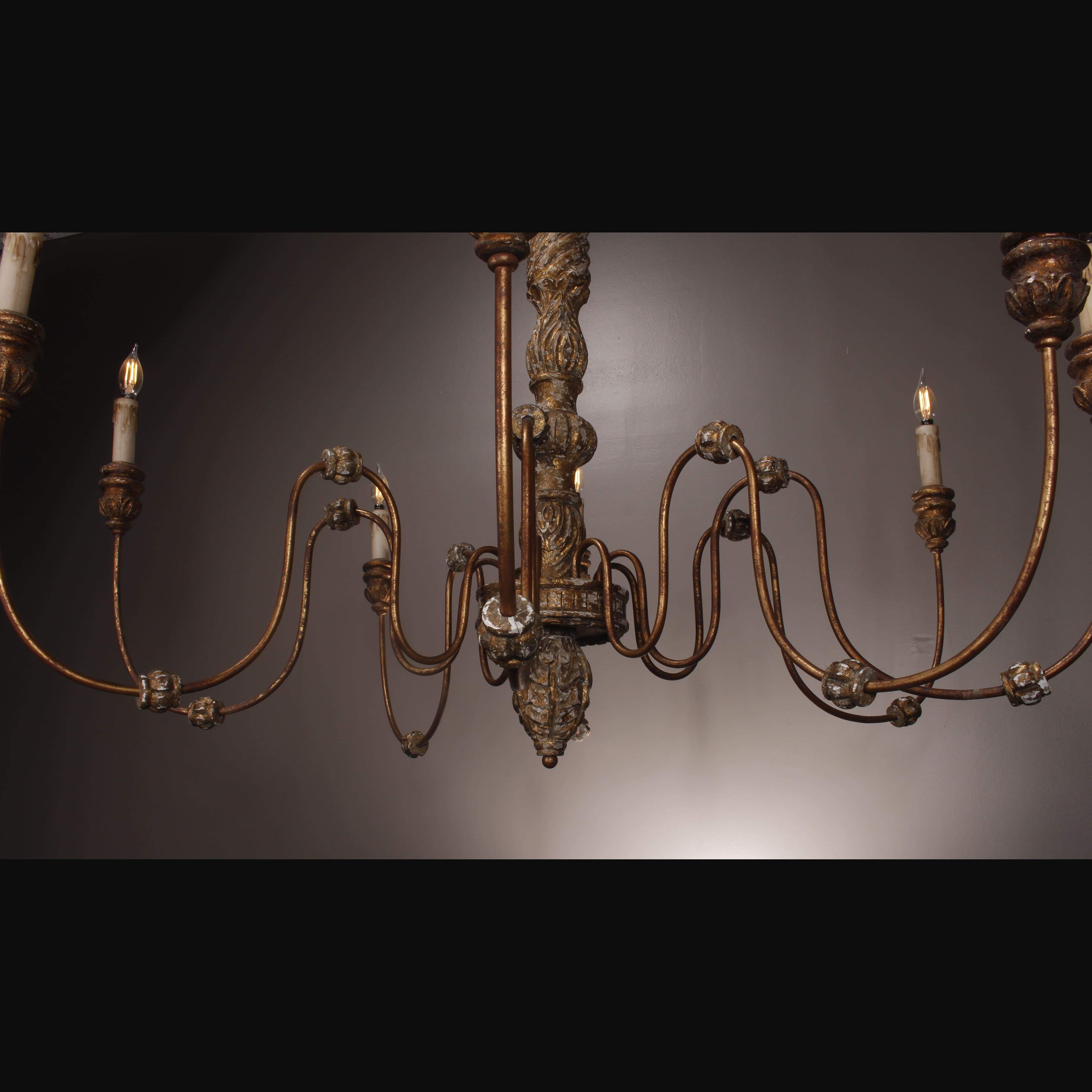 Weathered Lena Chandelier - Italian Concept