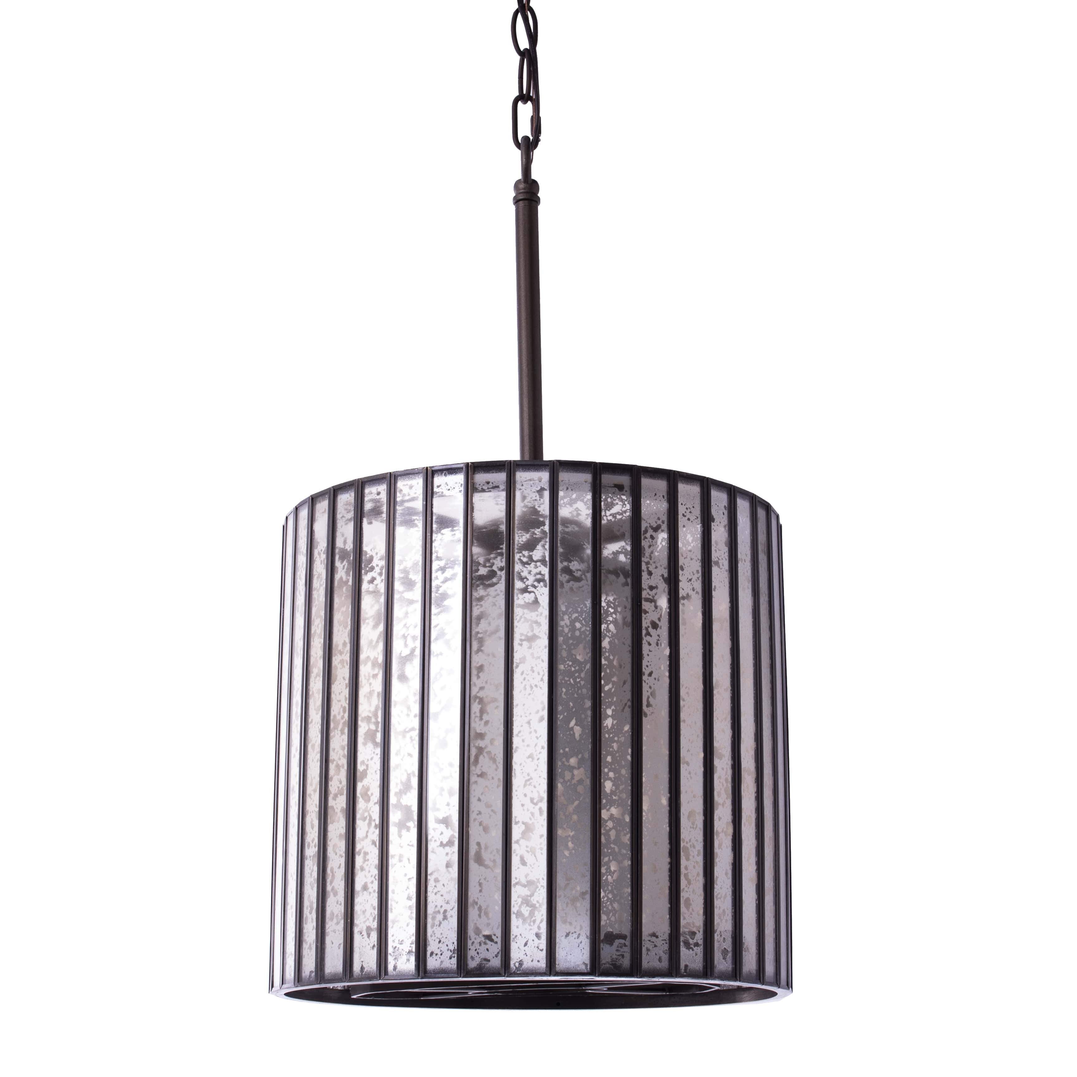 Round Mercury Glass Pendant Light - Italian Concept