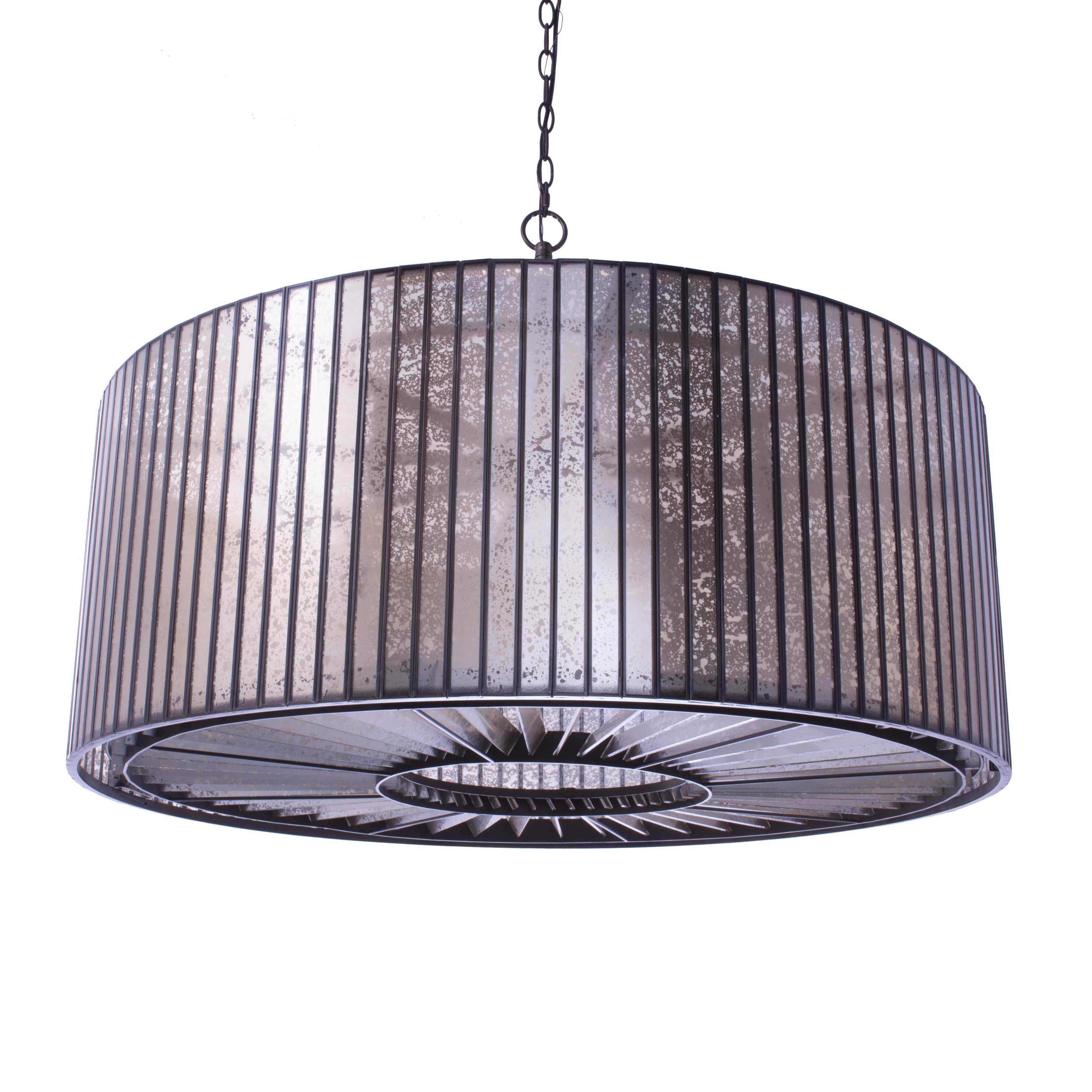 Round Mercury Glass Chandelier - Italian Concept