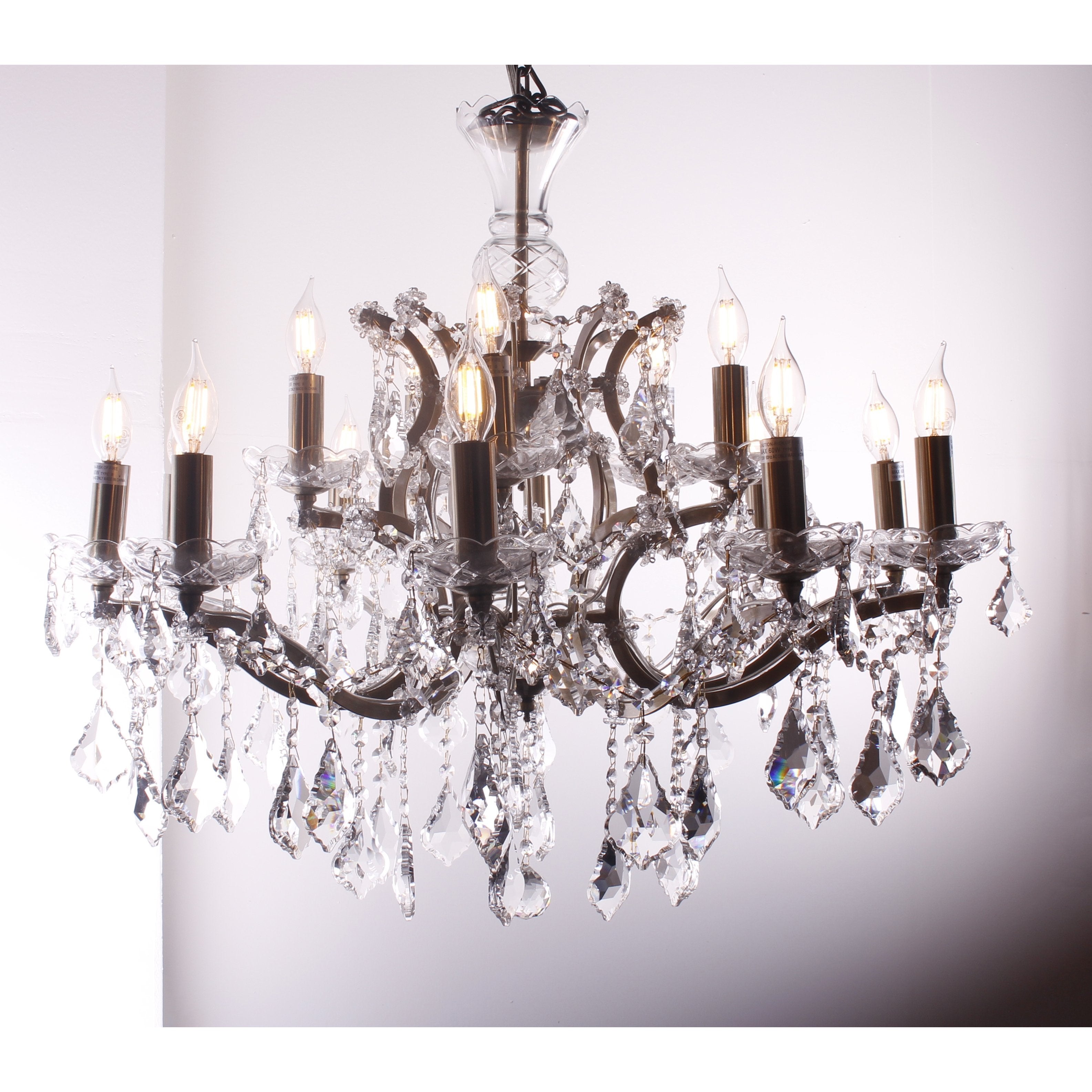 18 Light Maria Theresa Crystal Chandelier - Italian Concept -
