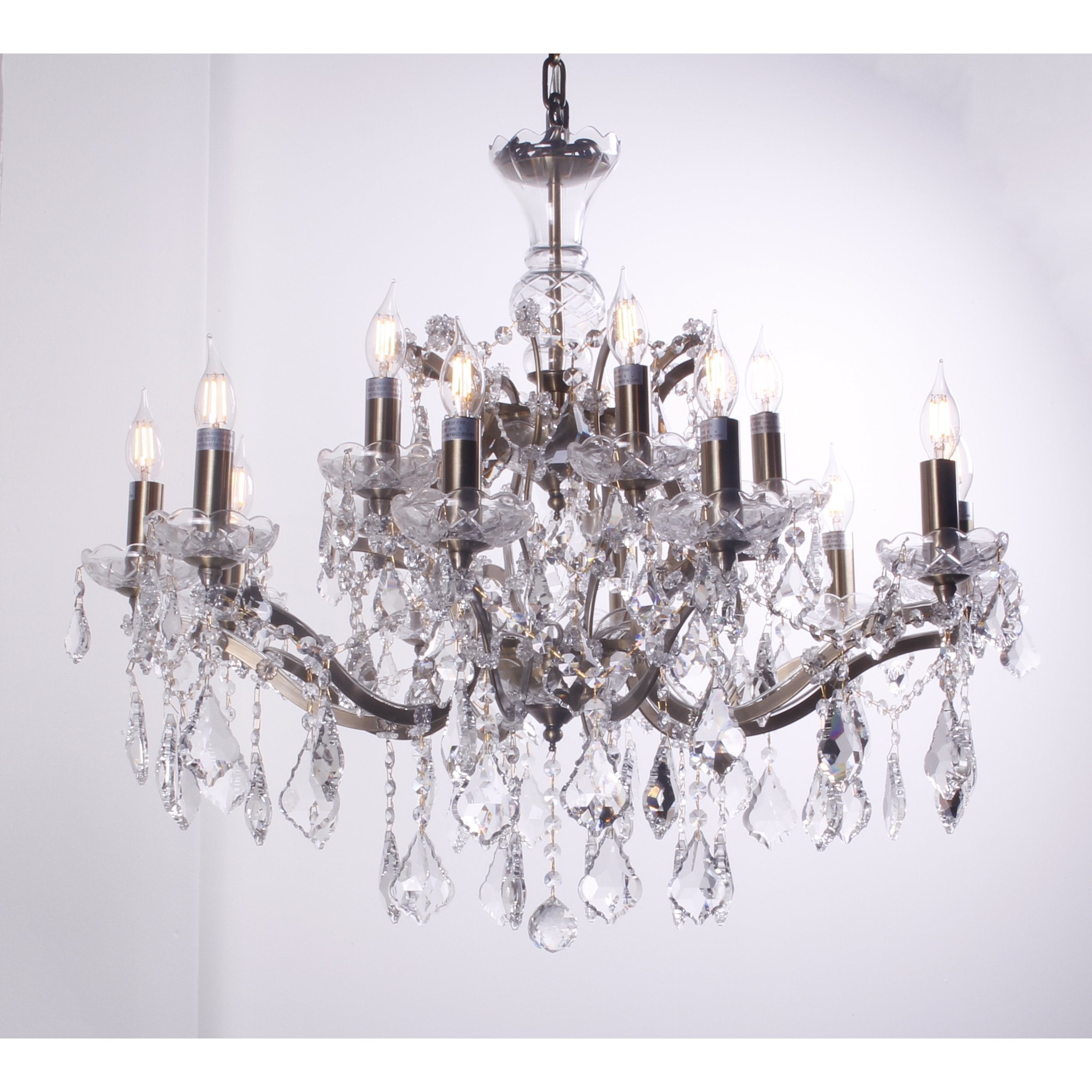 18 Light Maria Theresa Crystal Chandelier - Italian Concept -