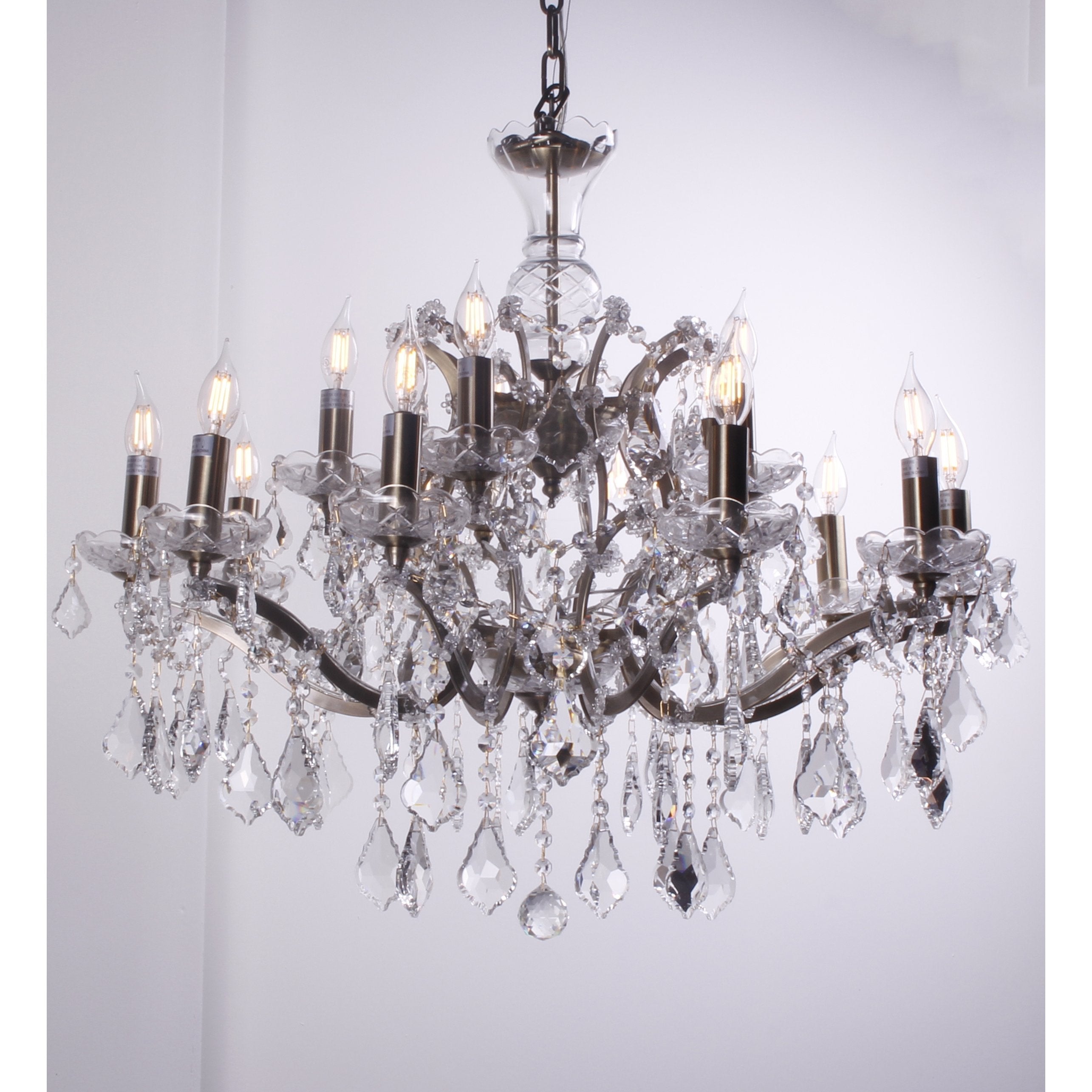 18 Light Maria Theresa Crystal Chandelier - Italian Concept -