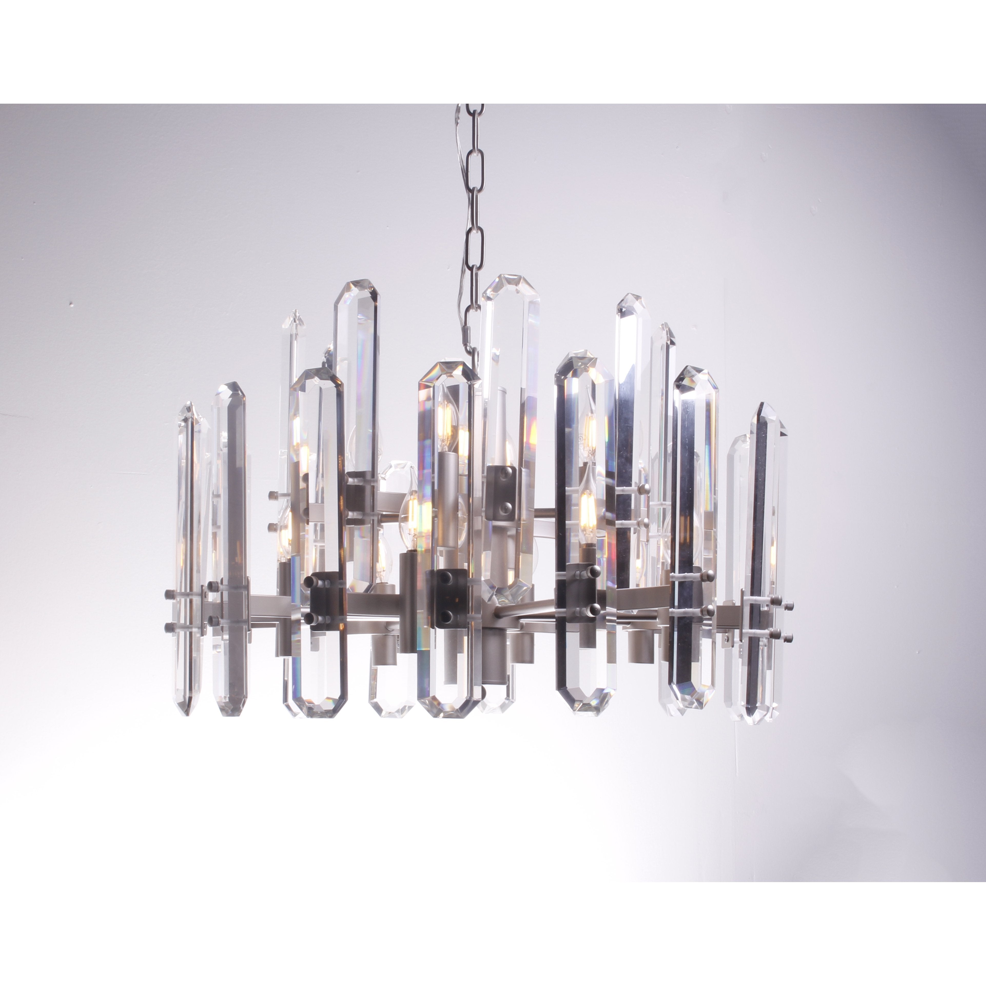 Ruby Round Crystal Chandelier