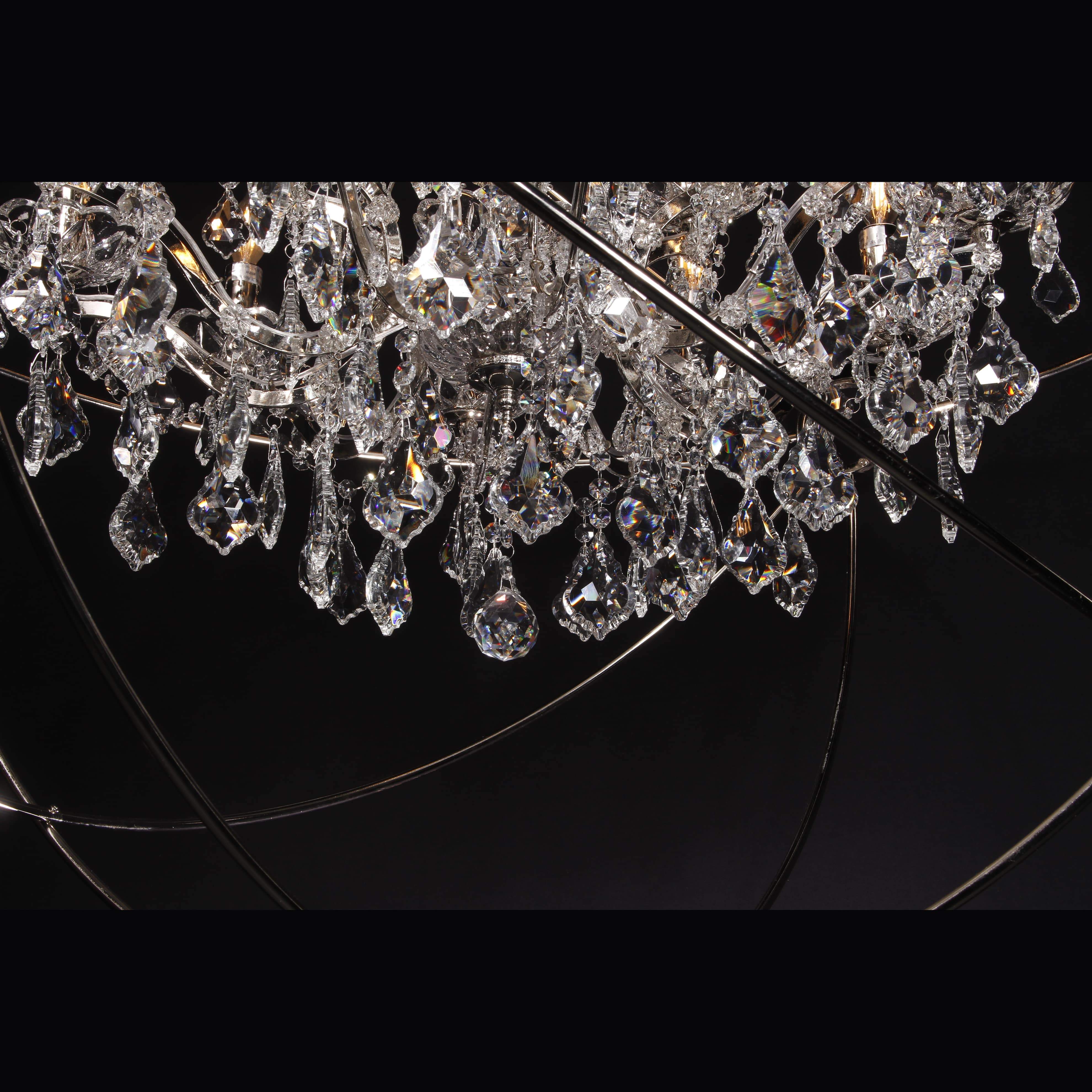 MN Iron Orb Crystal Chandelier - Italian Concept