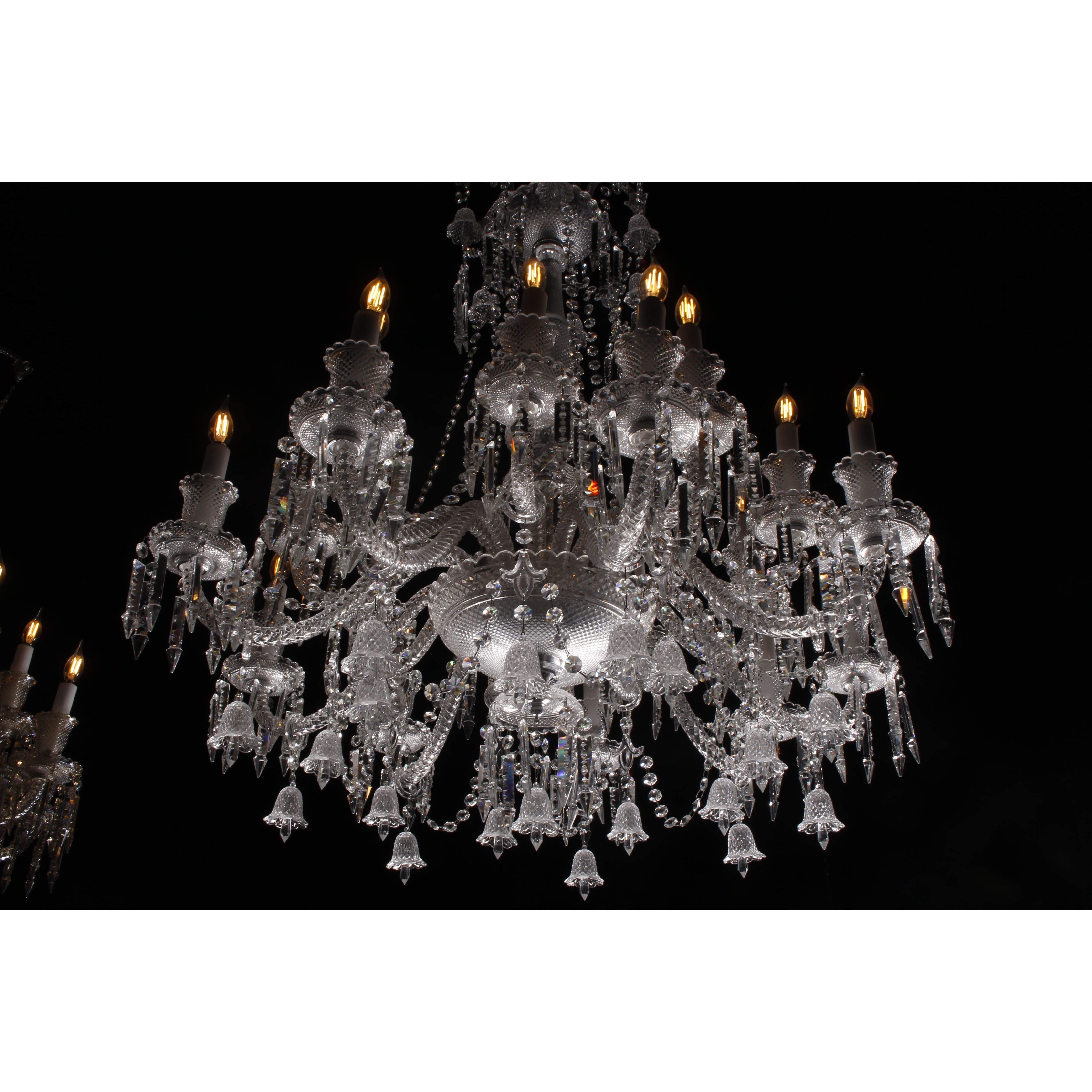 18 Light Antoinette Crystal Chandelier - Italian Concept -