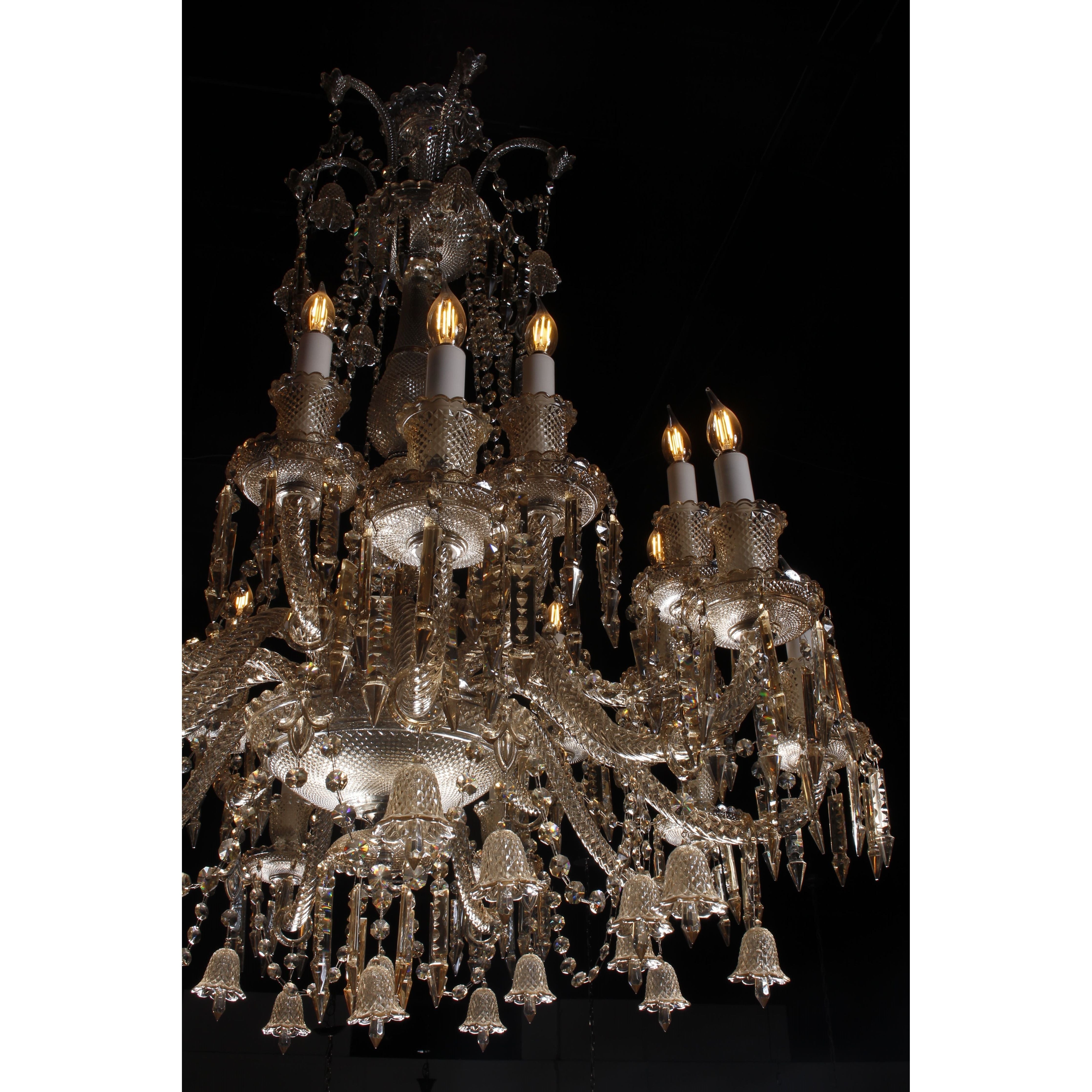 18 Light Antoinette Crystal Chandelier - Italian Concept -
