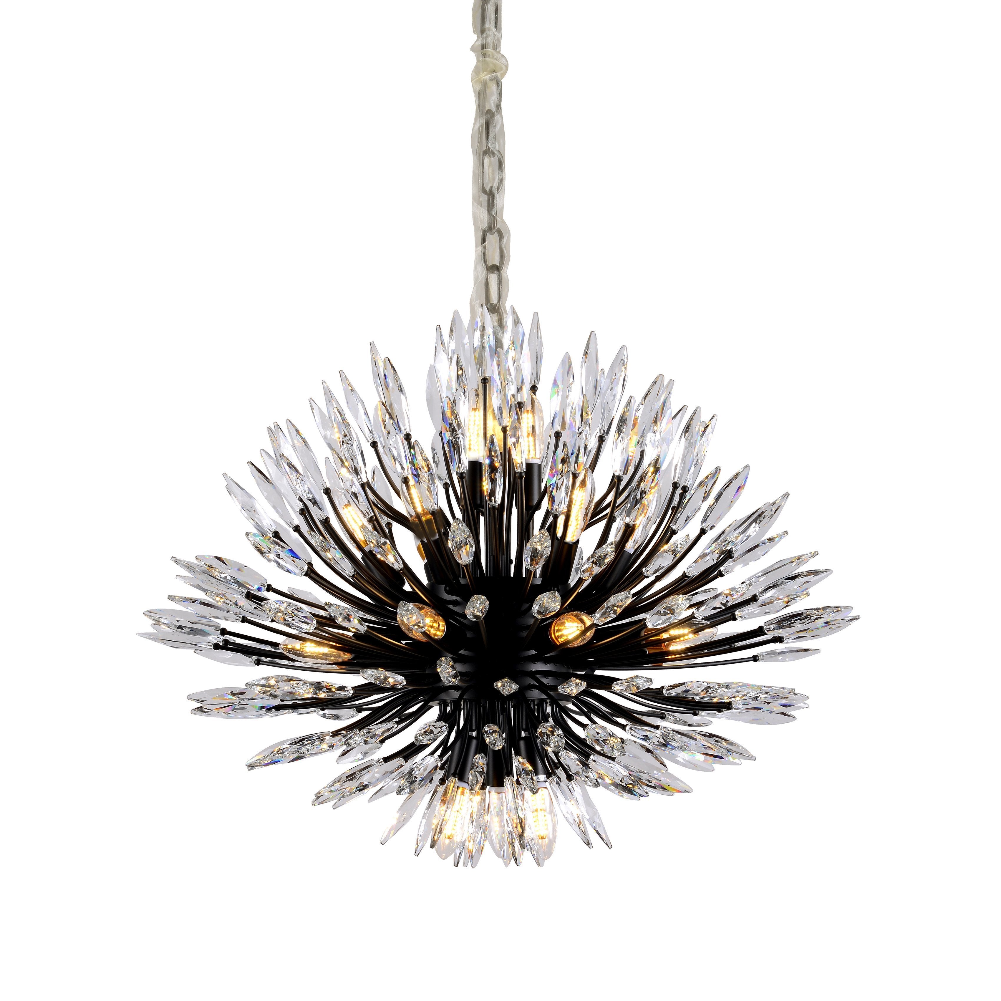Lily Starburst Crystal Sputnik Chandelier - Italian Concept
