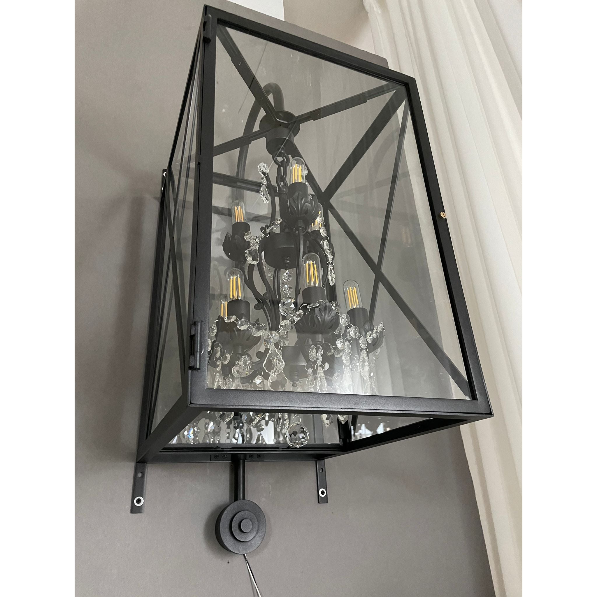 Outdoor Sconce Large Rococo Crystal Chandelier - Chandelier