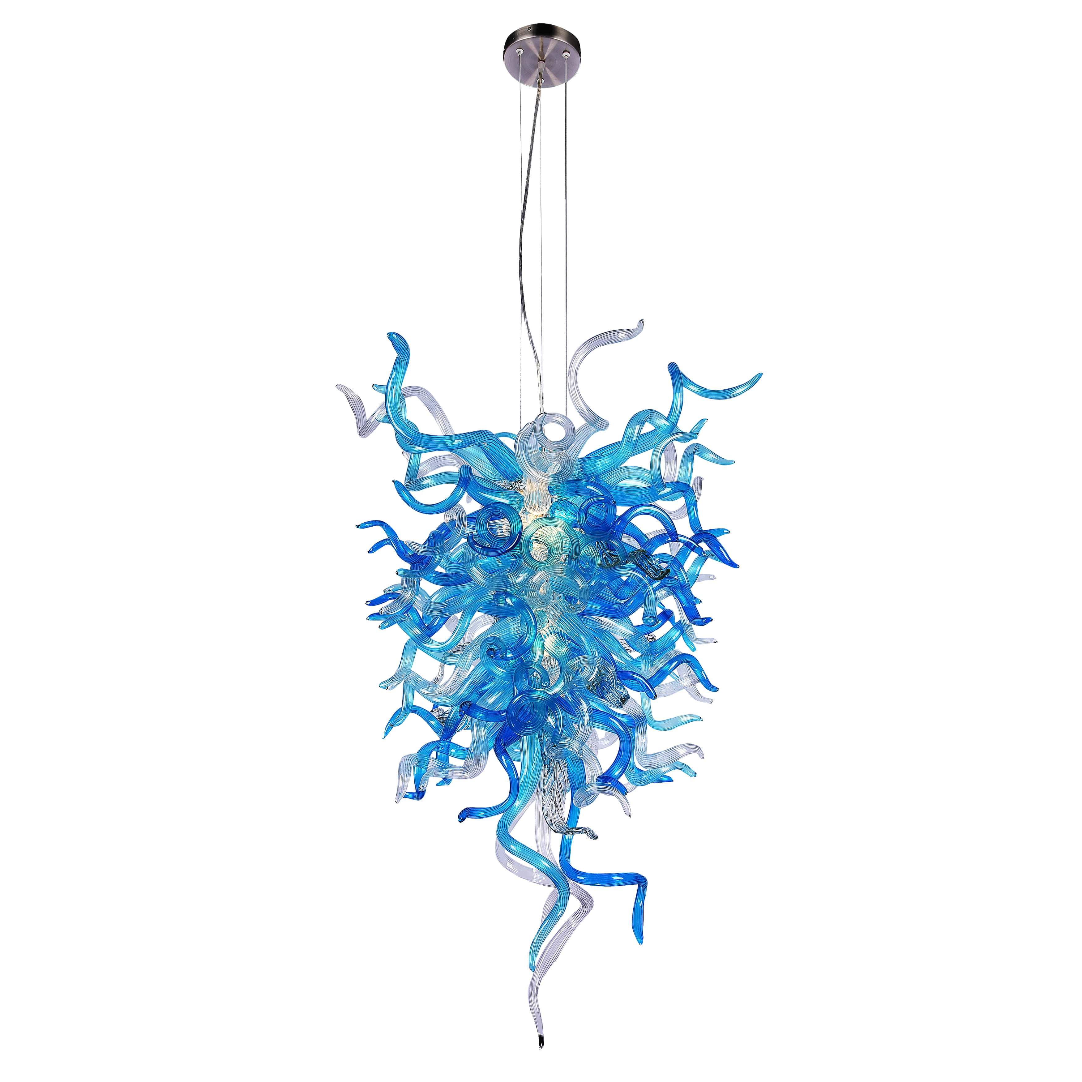 MultiColor Lincoln Murano Sputnik Glass 30" Wide Chandelier - Italian Concept -
