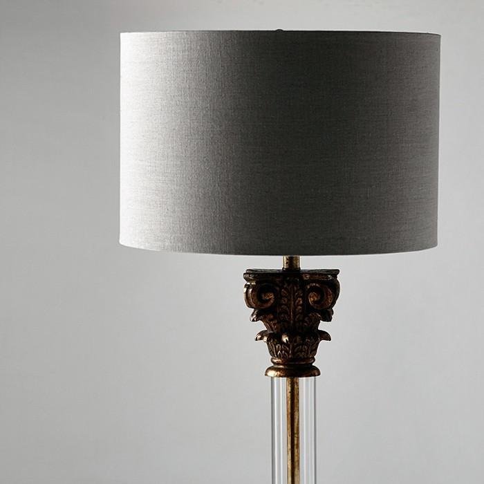 18th C. Aris Table Lamp With Shade - Italian Concept -