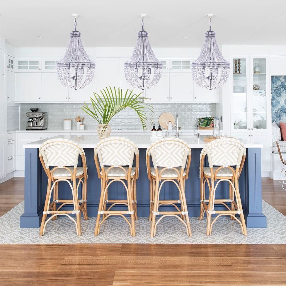 Amele Wood Beaded Chandelier - Italian Concept