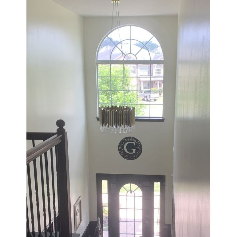 Arrows Steel Crystal Chandelier Round - Italian Concept -