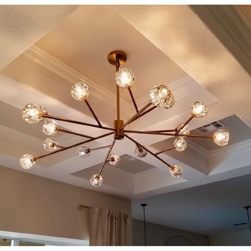 Blu Dior Branching Crystal Chandelier - Italian Concept -