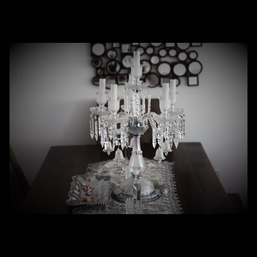 6L Zenith Crystal Table Lamp - Italian Concept -