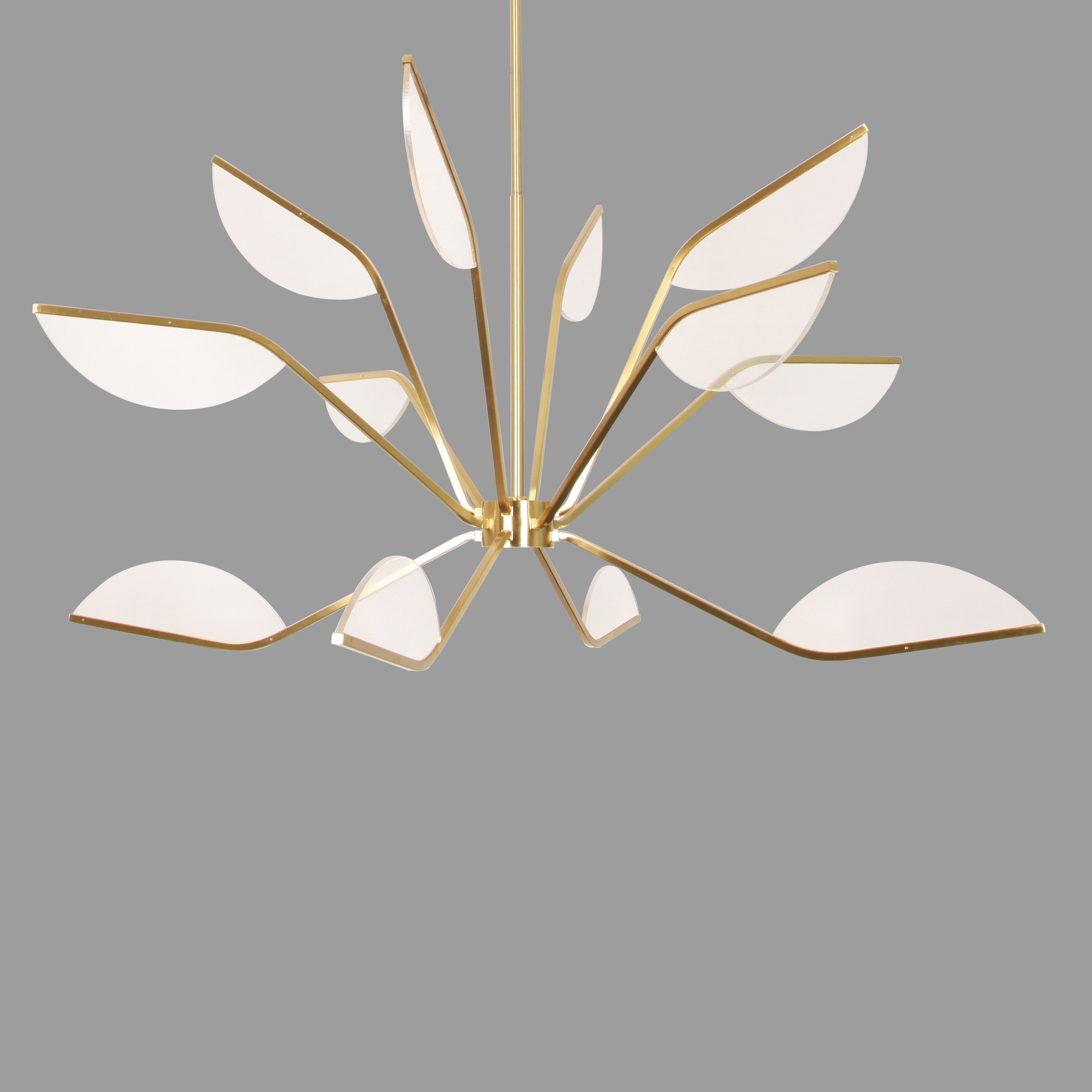 Chiari Flower Leaf LED Chandelier - Italian Concept -