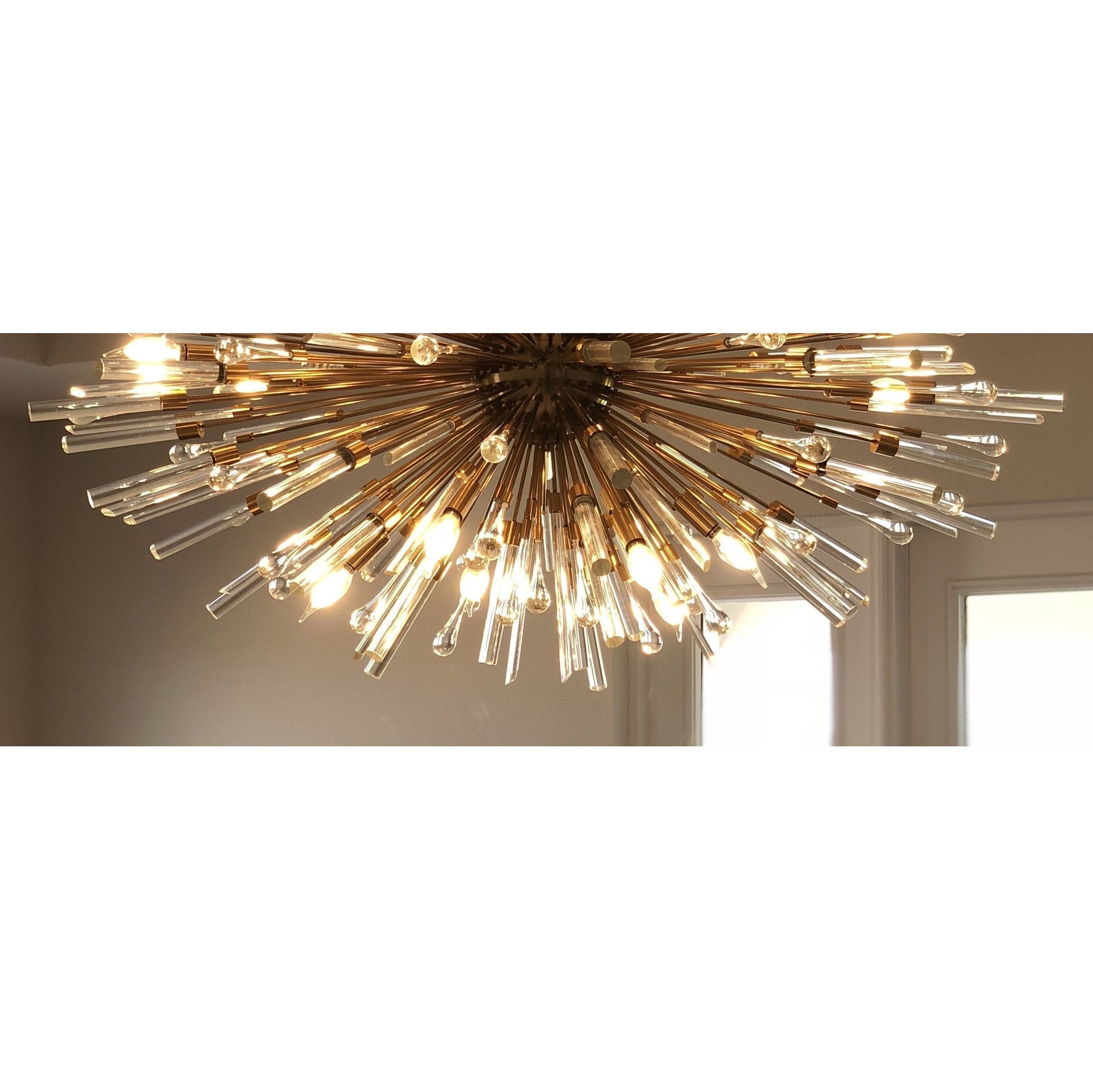Aisar Sputnik Flushmount Starburst Chandelier - Italian Concept -
