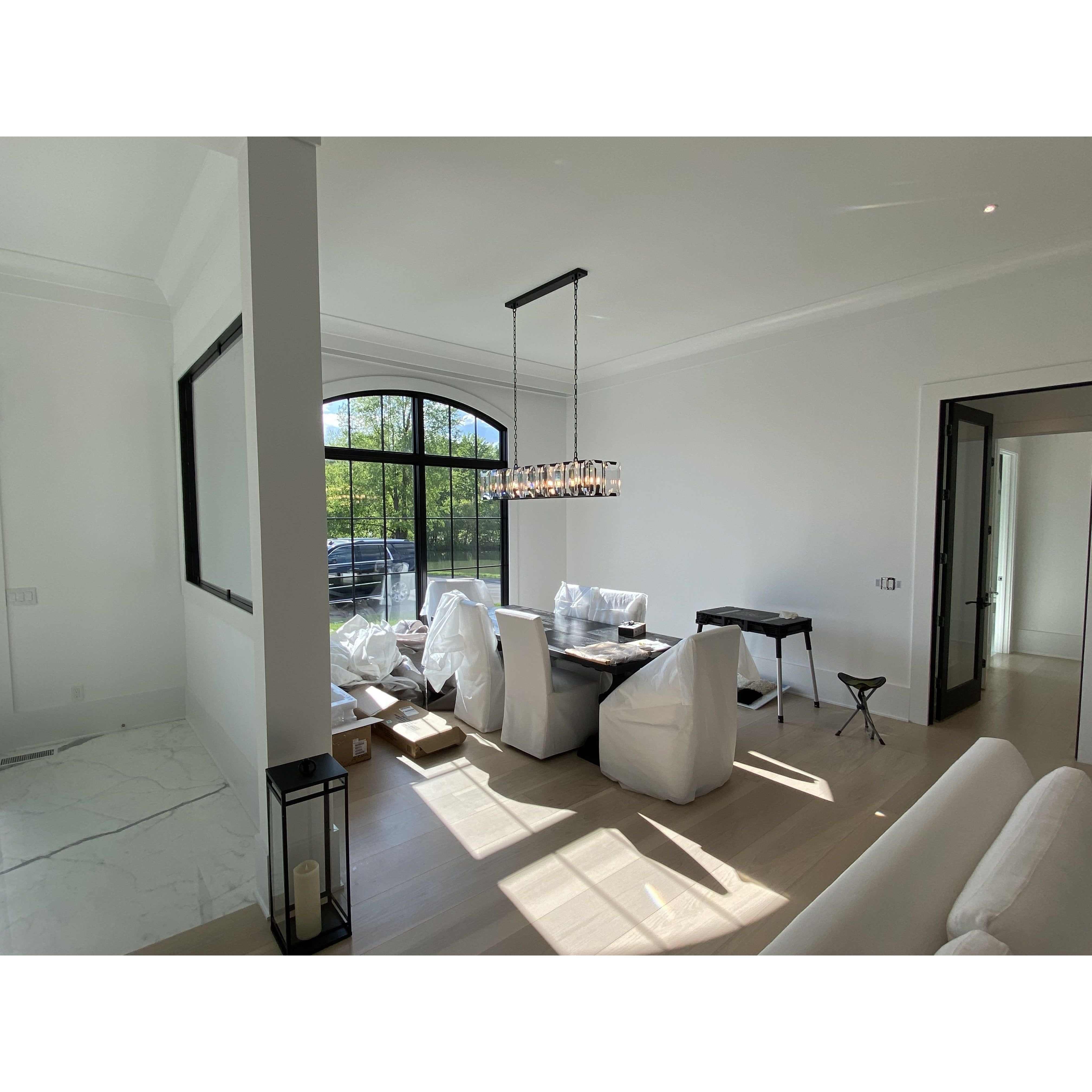 Tundra Crystal Rectangular Chandelier - Italian Concept