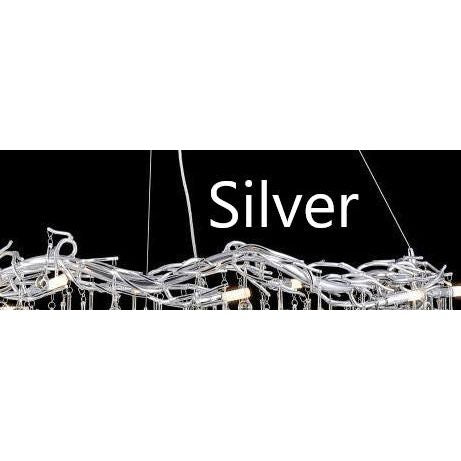 Lukas Halo Branching Round Teardrop Chandelier - Italian Concept