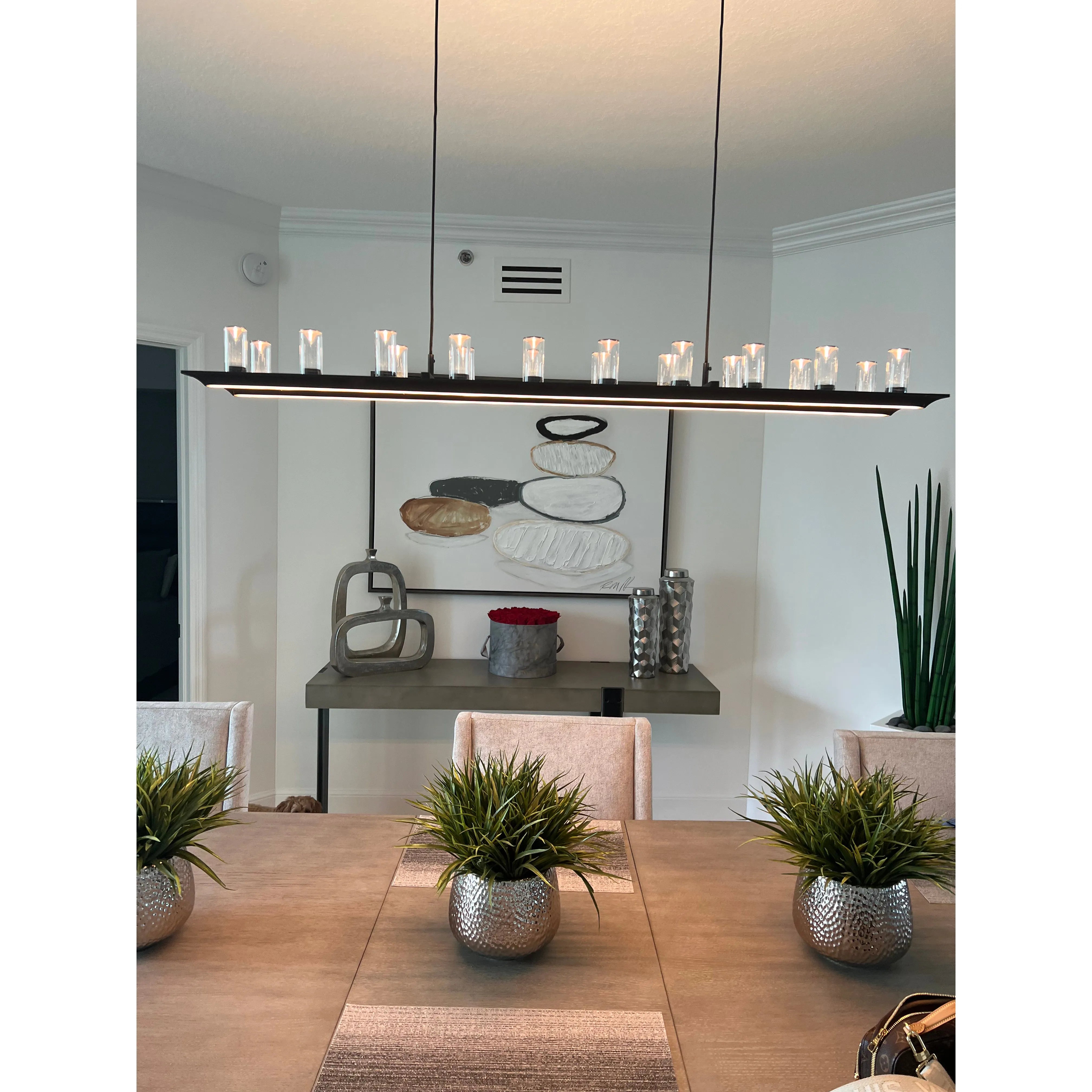 Aprilia Linear LED Chandelier - Italian Concept -