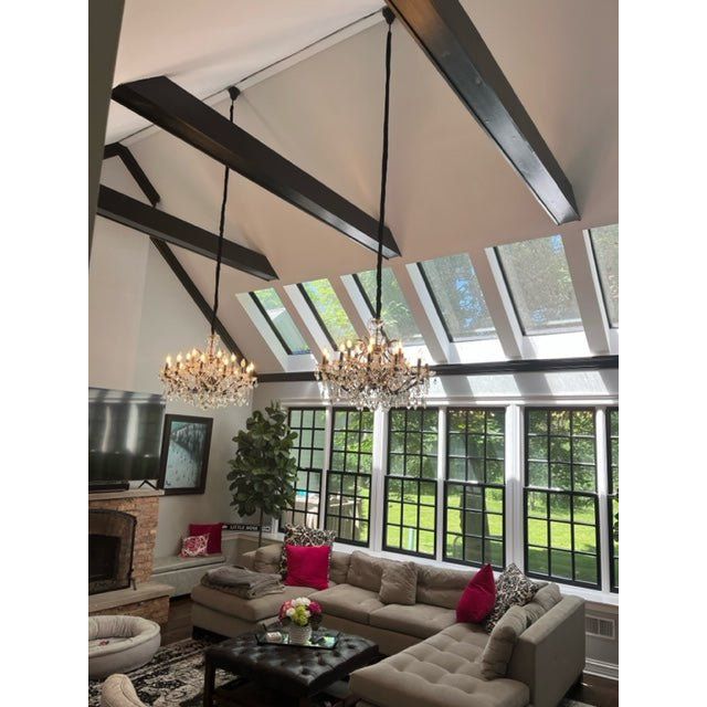 15 Light Rococo Maria Theresa Crystal Chandelier - Italian Concept -