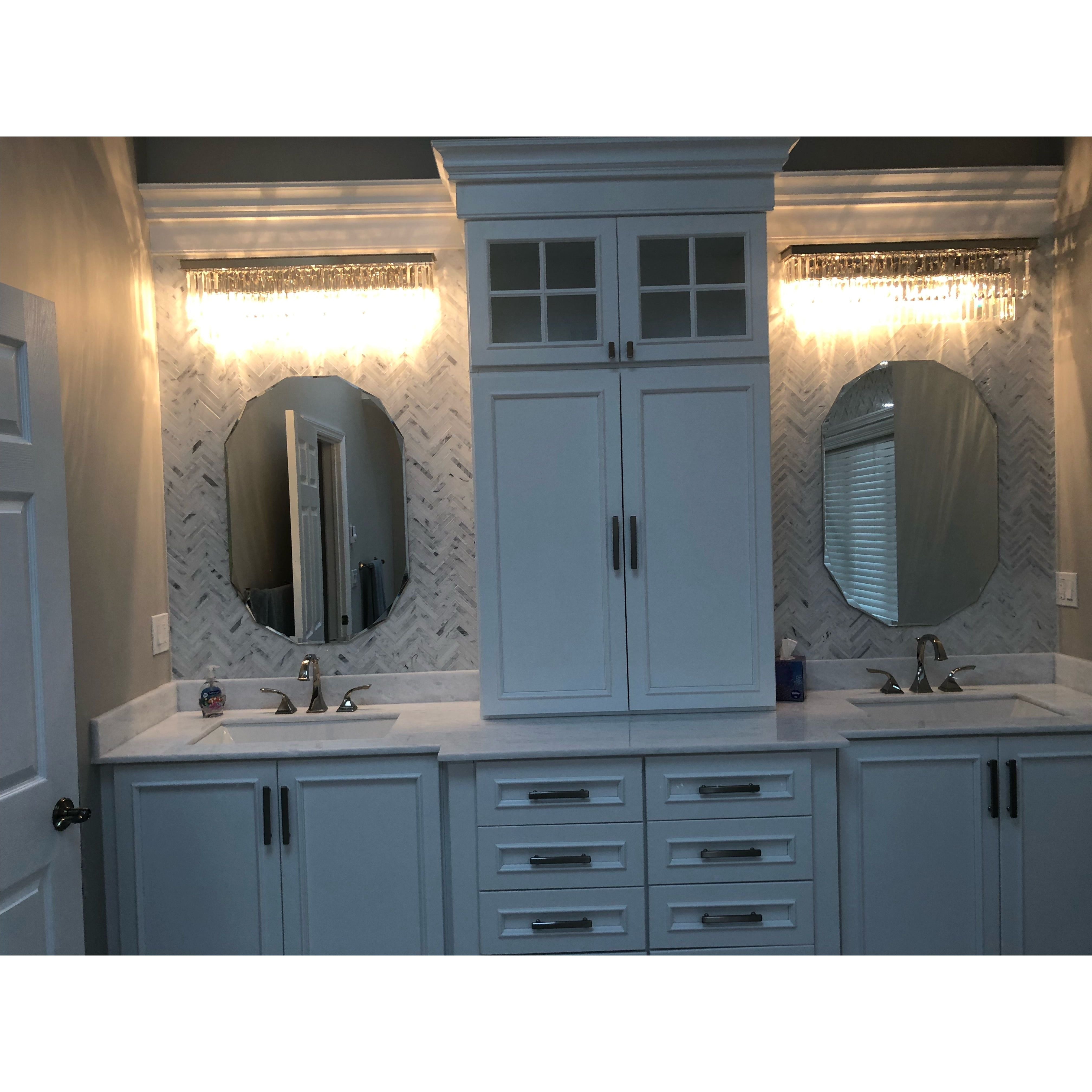 Odeon Crystal Fringe Vanity Sconce - Italian Concept