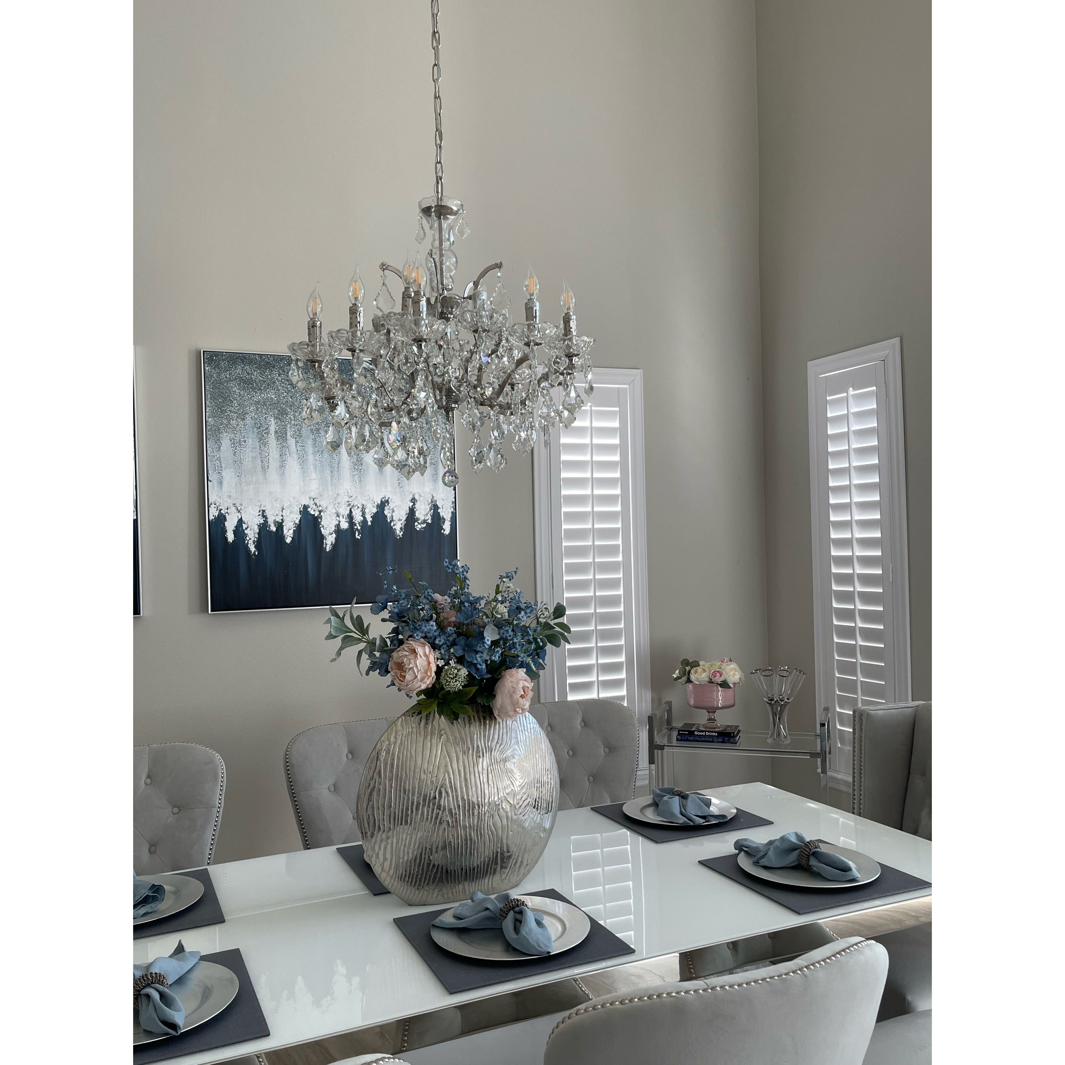 15 Light Rococo Maria Theresa Crystal Chandelier - Italian Concept -