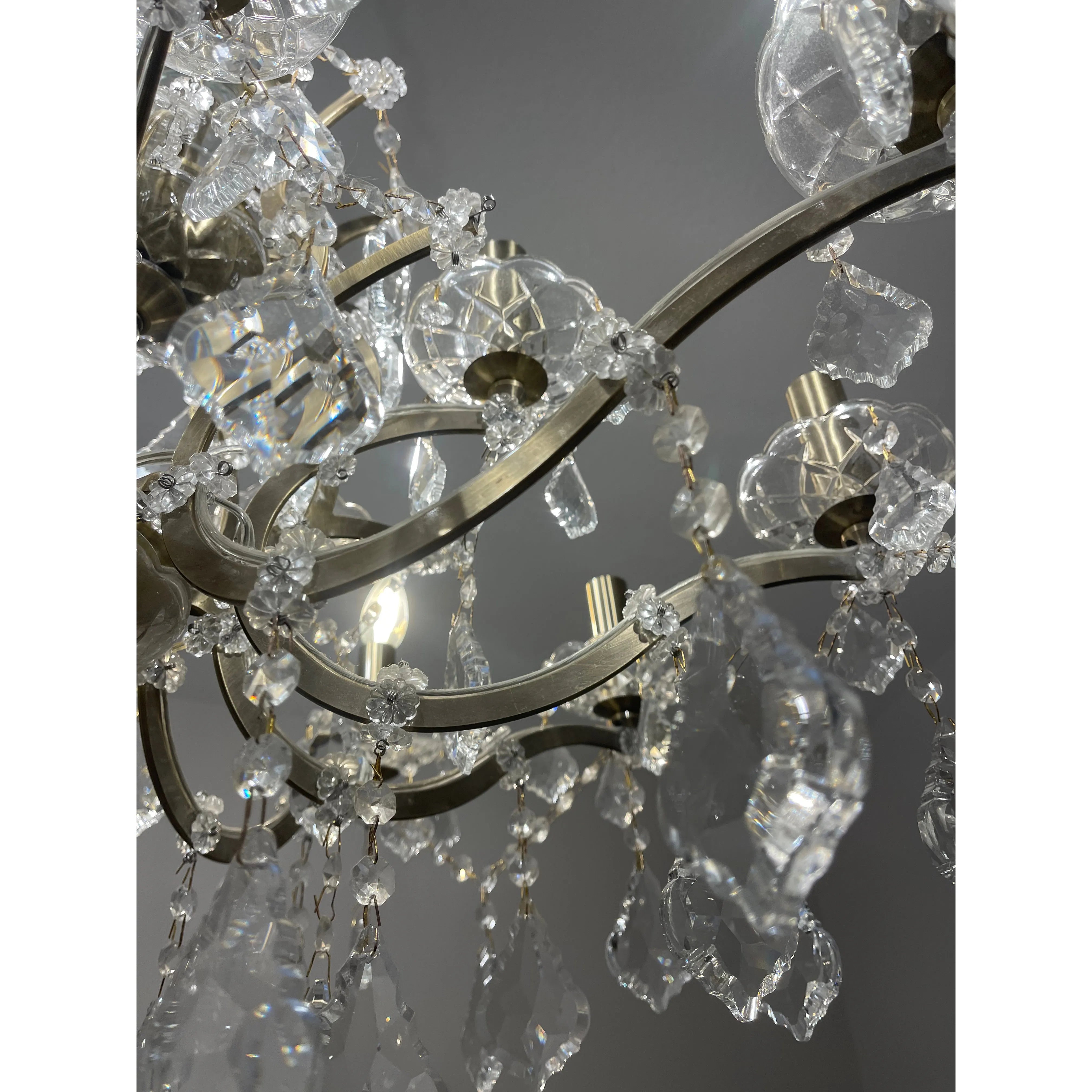 15 Light Rococo Maria Theresa Crystal Chandelier - Italian Concept -
