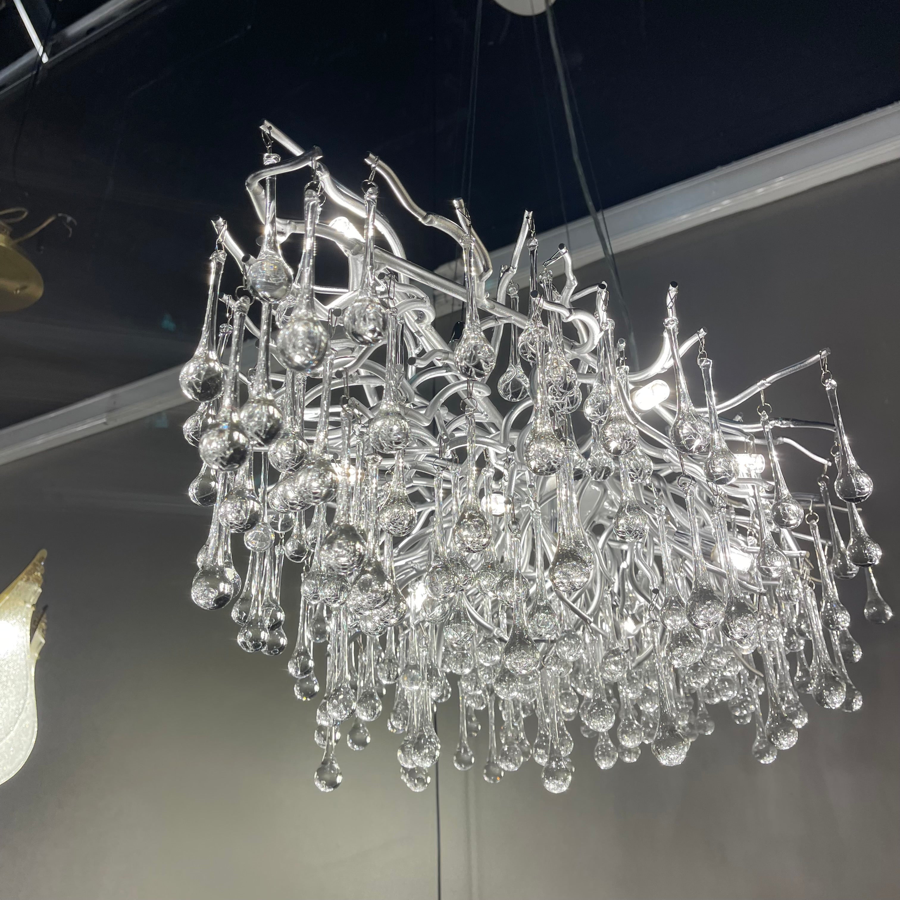 Livio Oval Branching Teardrop Chandelier - Italian Concept