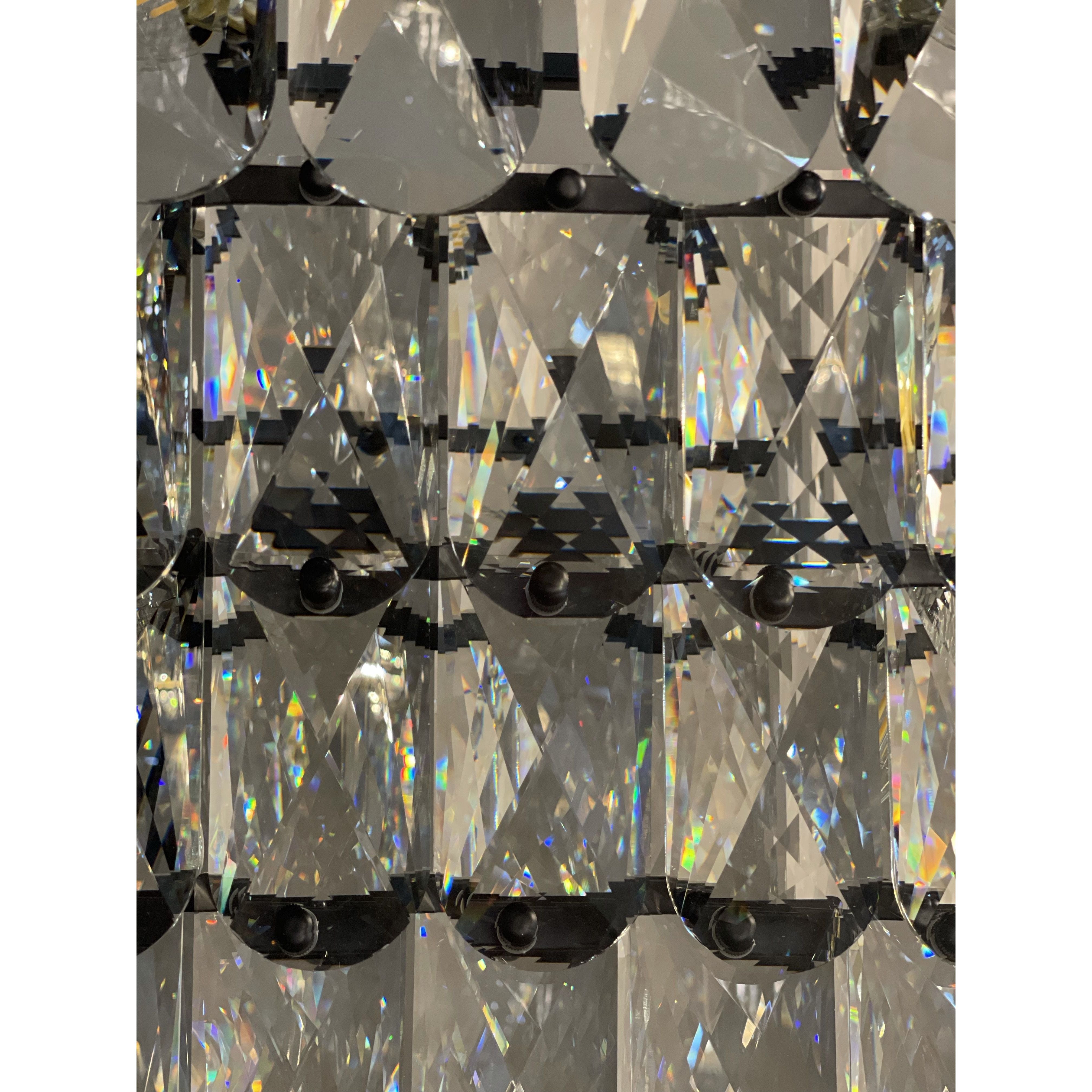 Abrielle Crystal Rectangular Chandelier - Italian Concept -