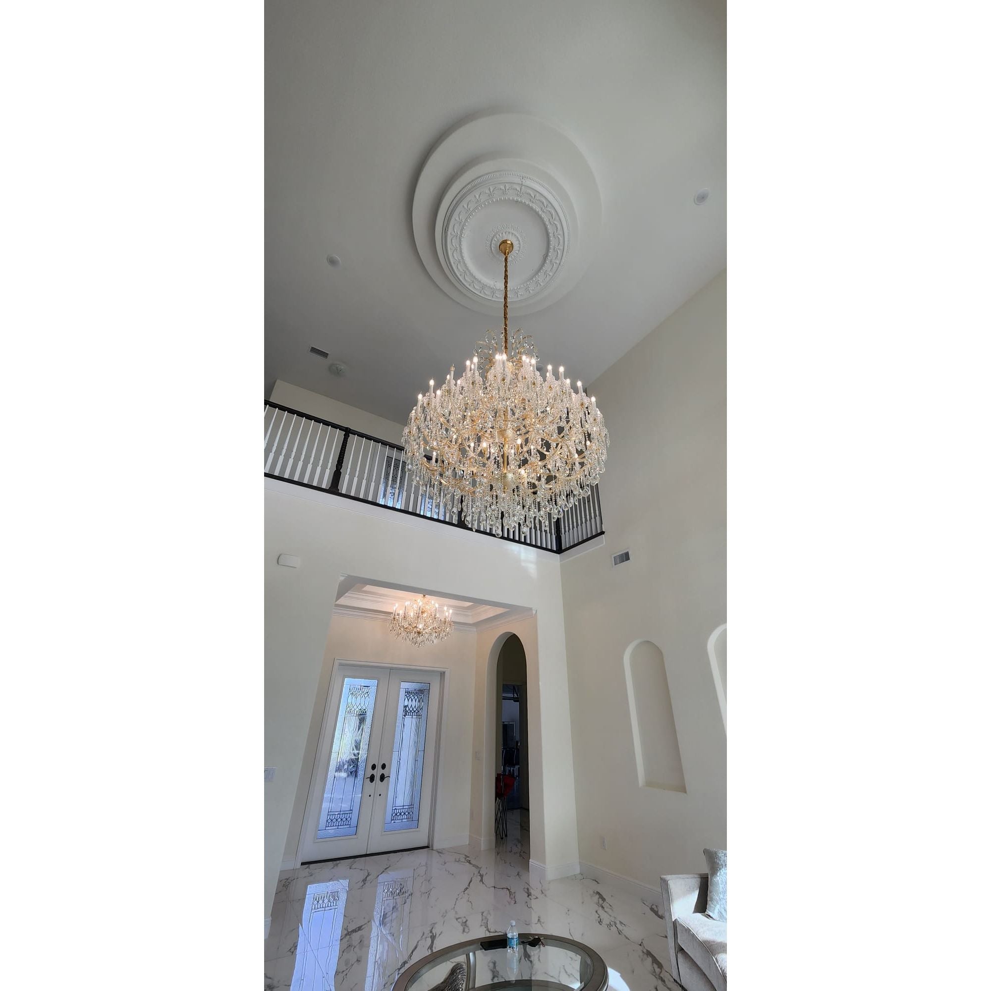 66L Rococo Foyer Classic Crystal Chandelier - Italian Concept -
