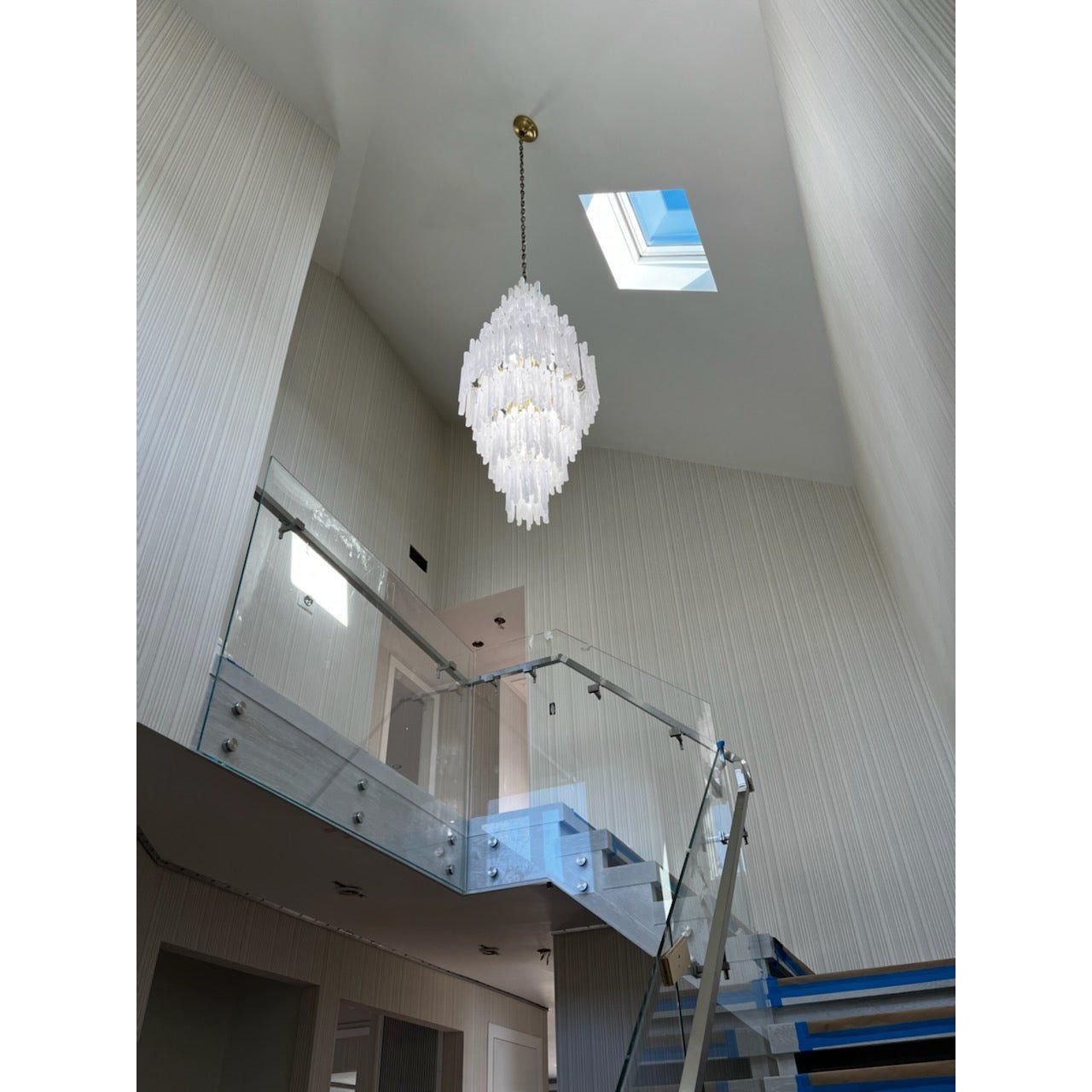 Blanche Tiered Murano Glass Chandelier - Italian Concept -