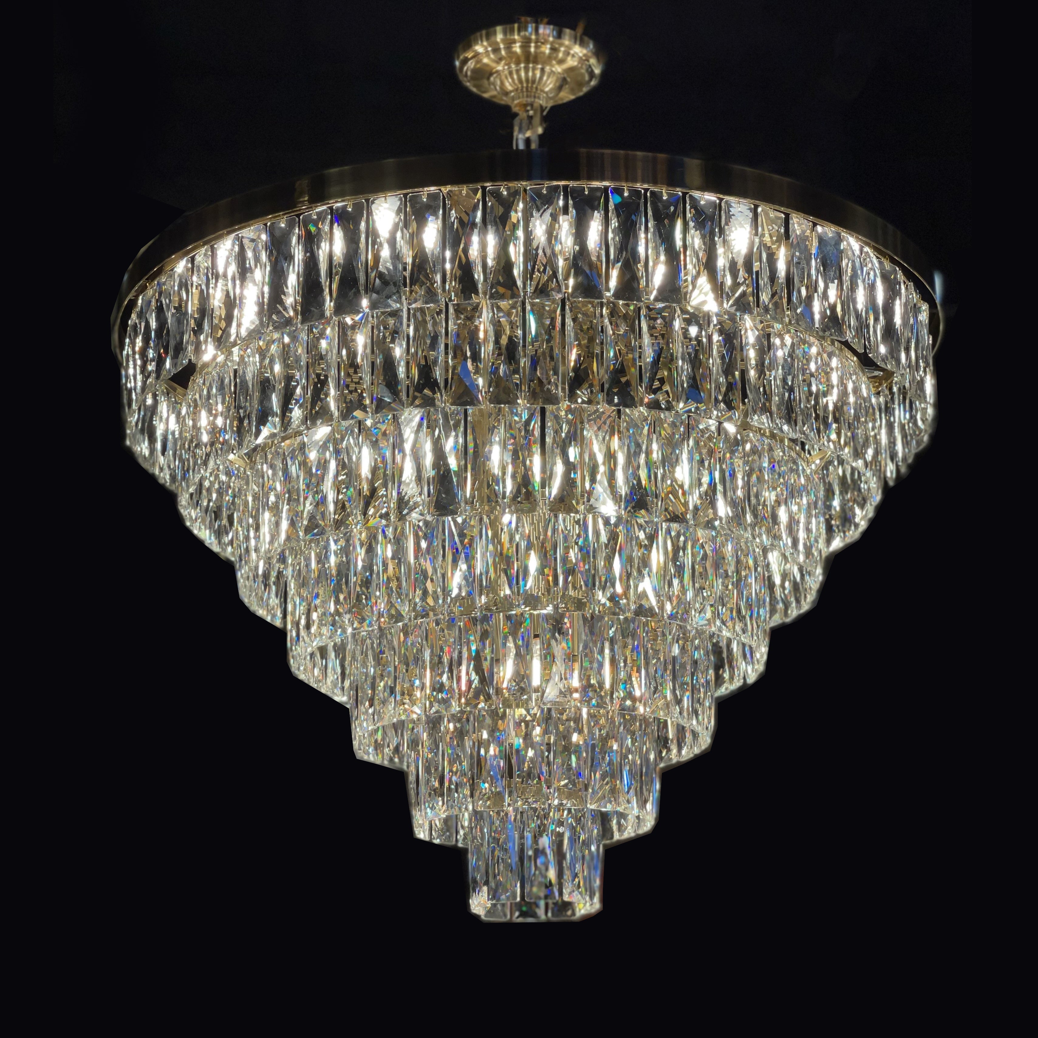 Glacier Odeon Crystal Fringe Chandelier - Italian Concept