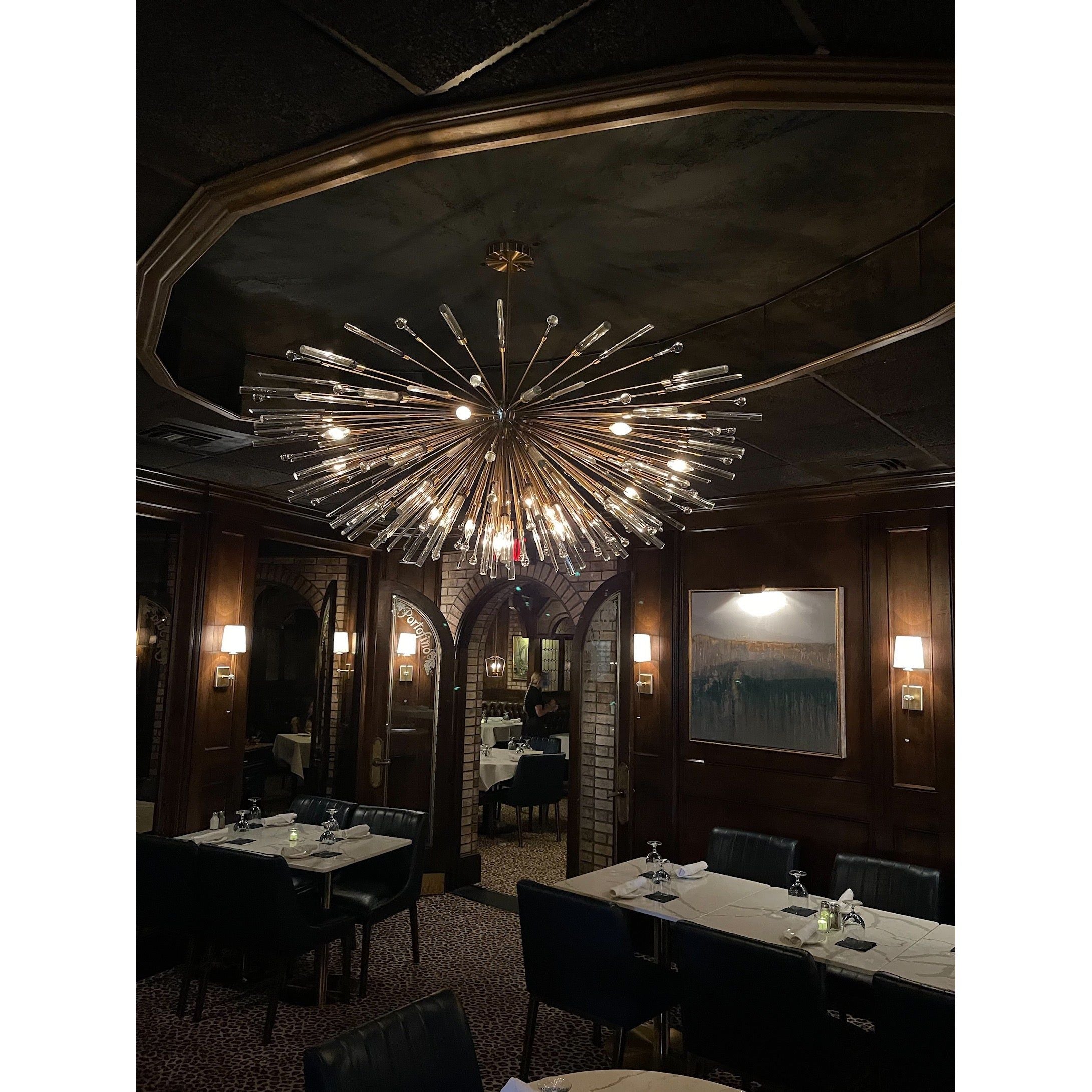 Aisar Sputnik Flushmount Starburst Chandelier - Italian Concept -