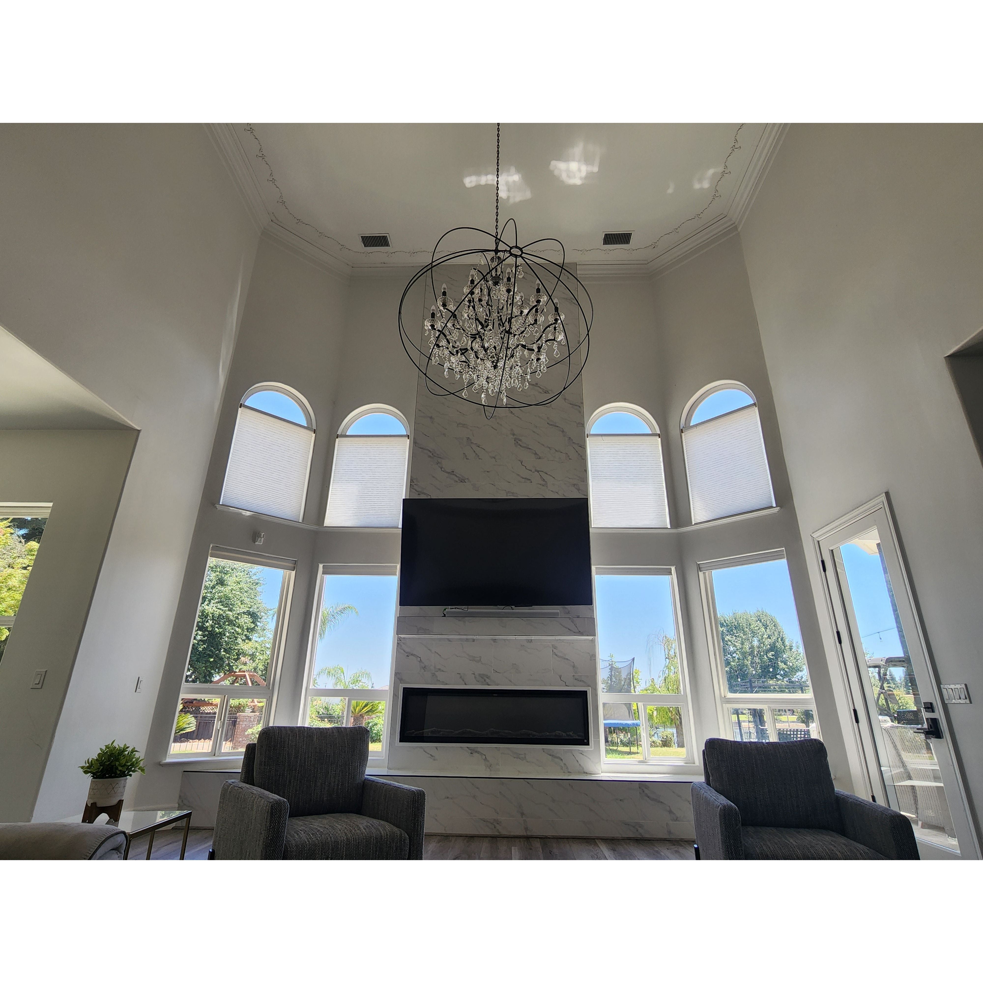MN Iron Orb Crystal Chandelier - Italian Concept