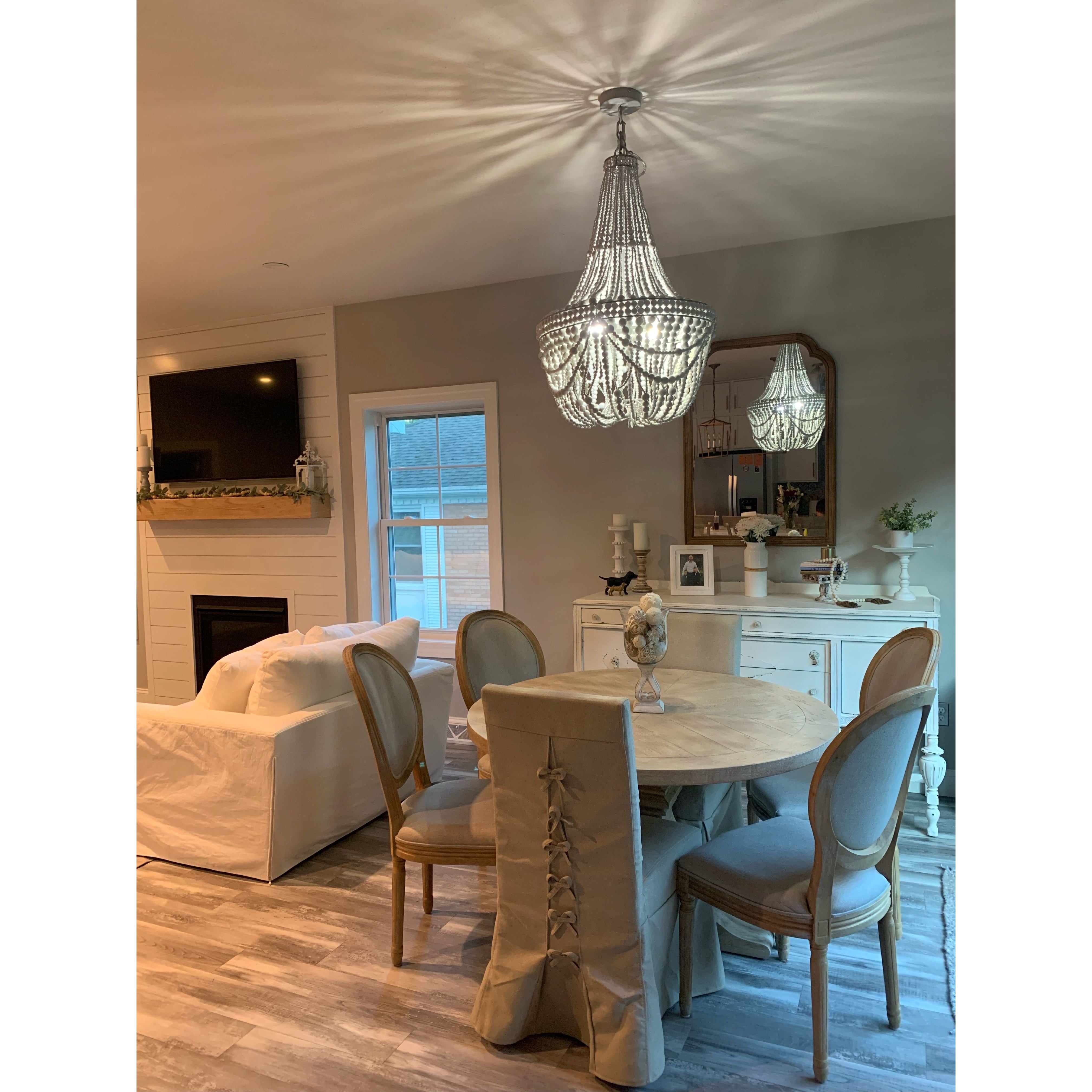 Amele Wood Beaded Chandelier - Italian Concept -